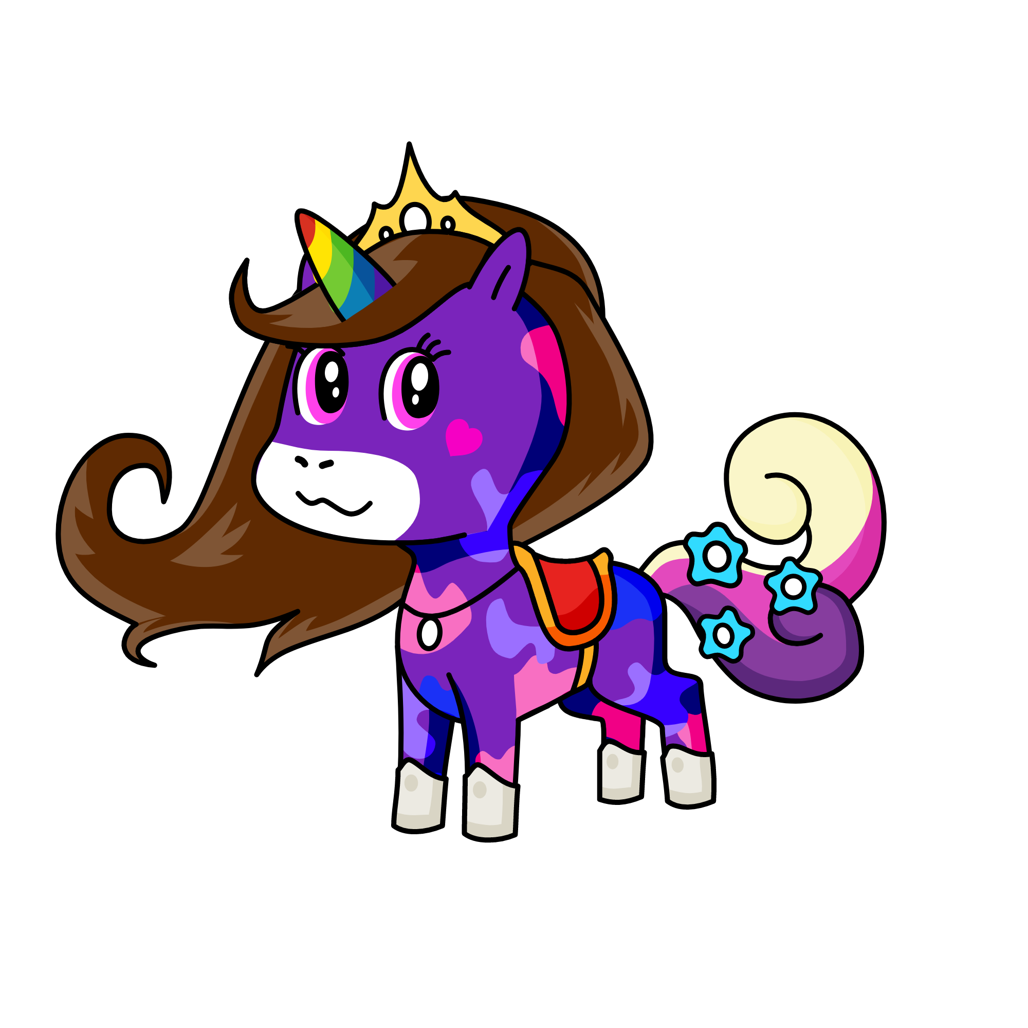 Cupcake, the unicorn
