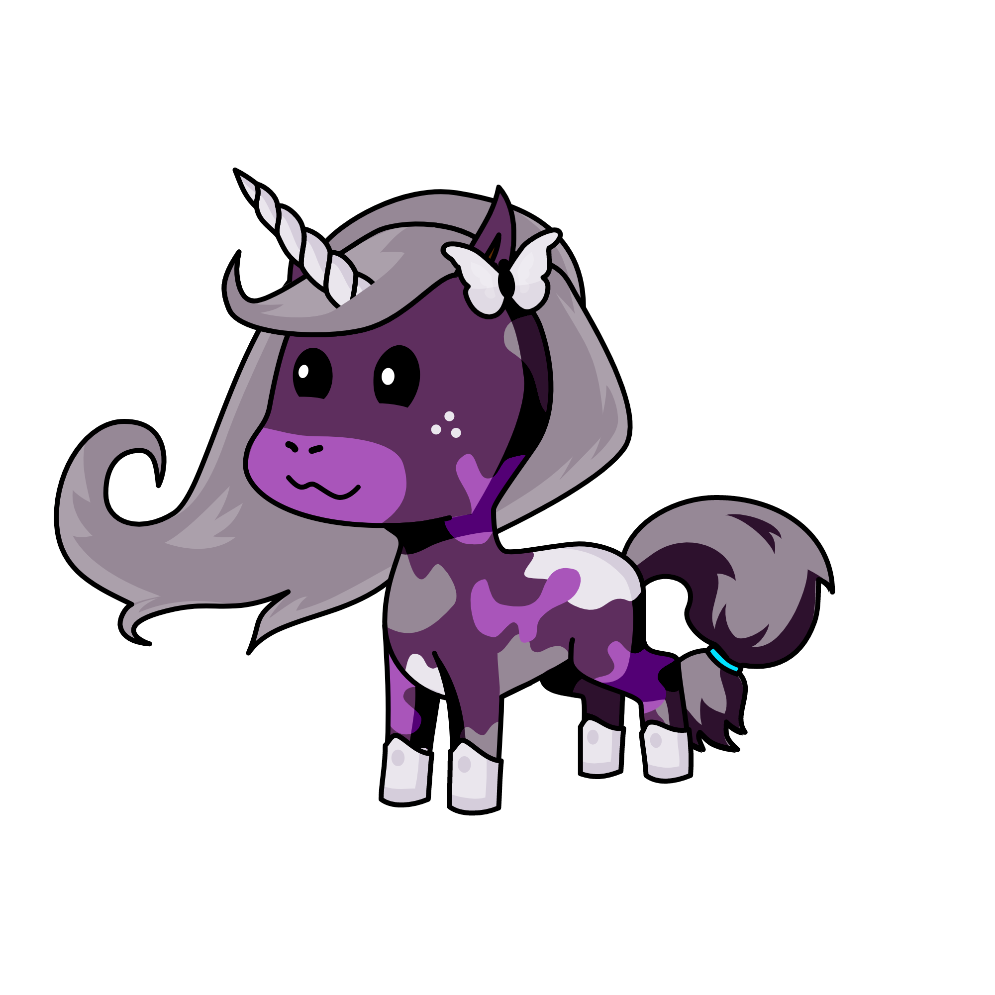 Flutterfloosh, the unicorn