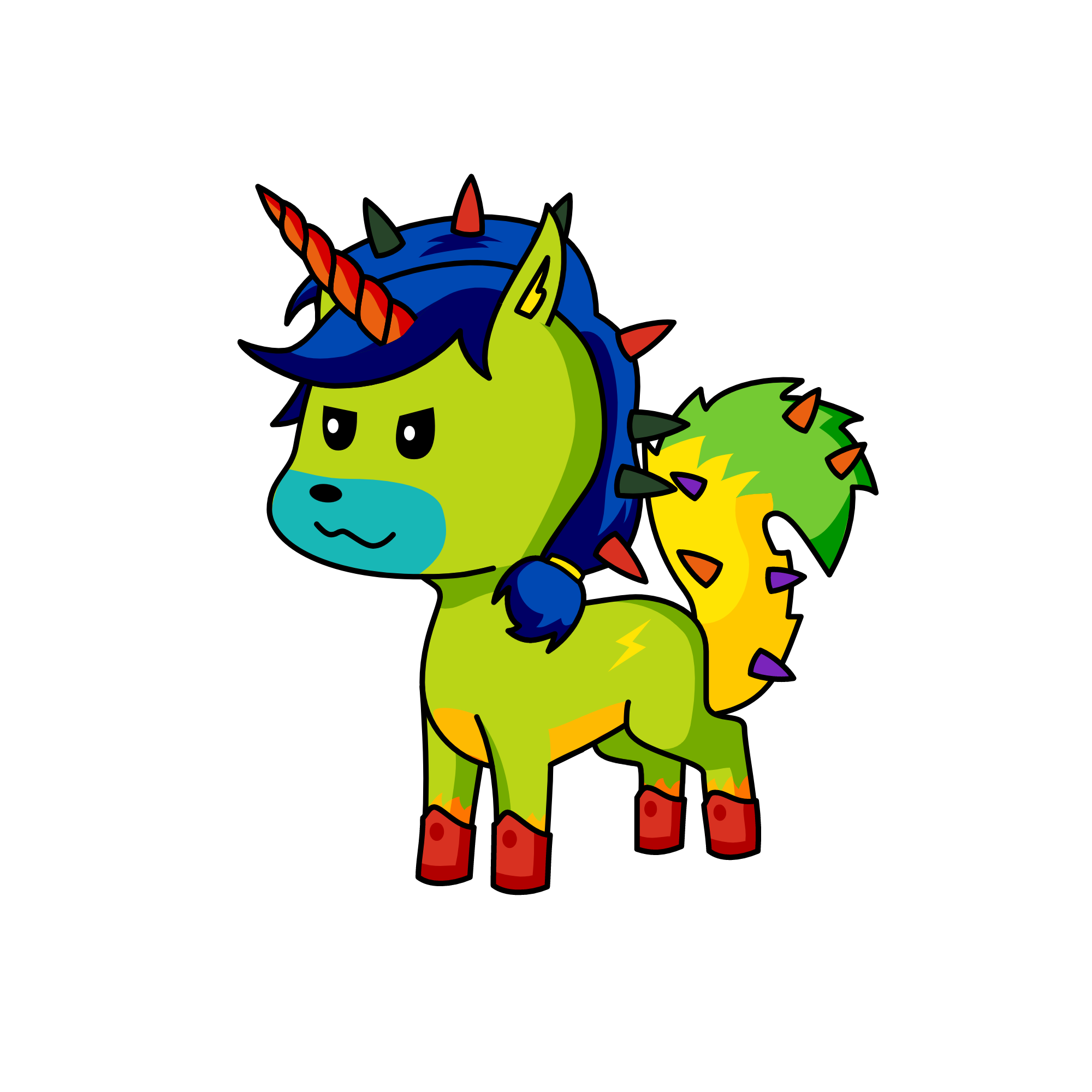 skateboarder, the unicorn