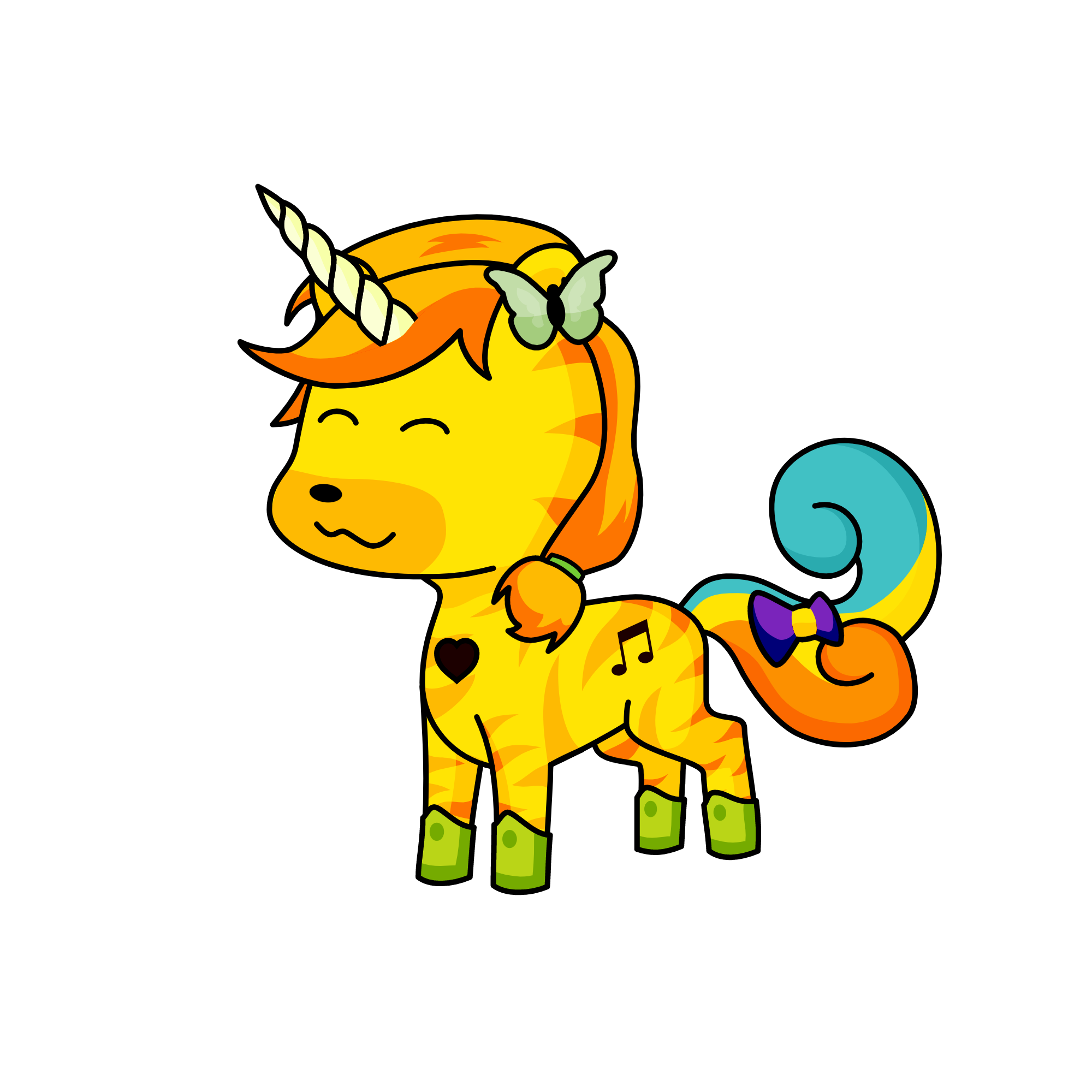 melody, the unicorn
