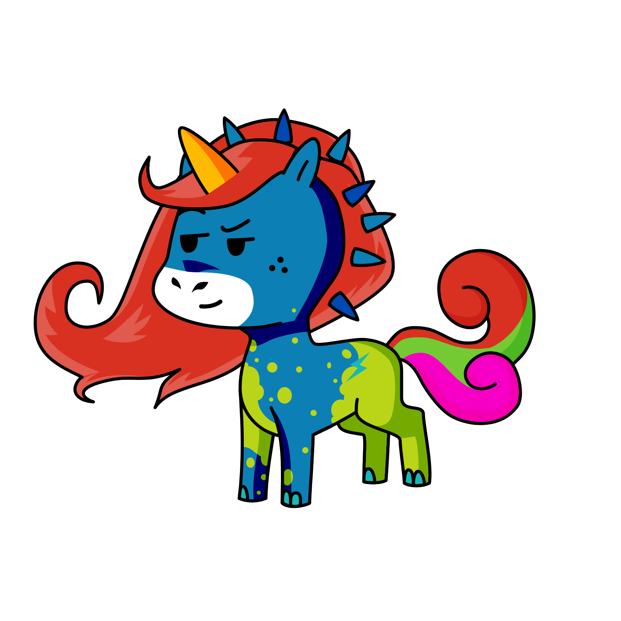 Fun Gun, the unicorn