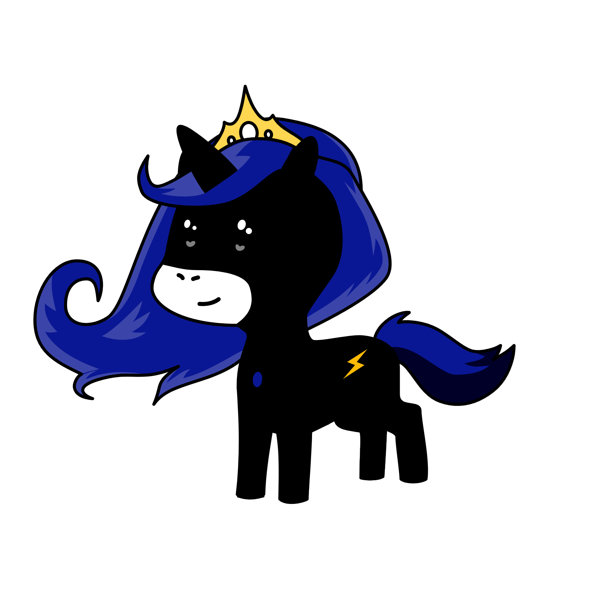Luna, the unicorn