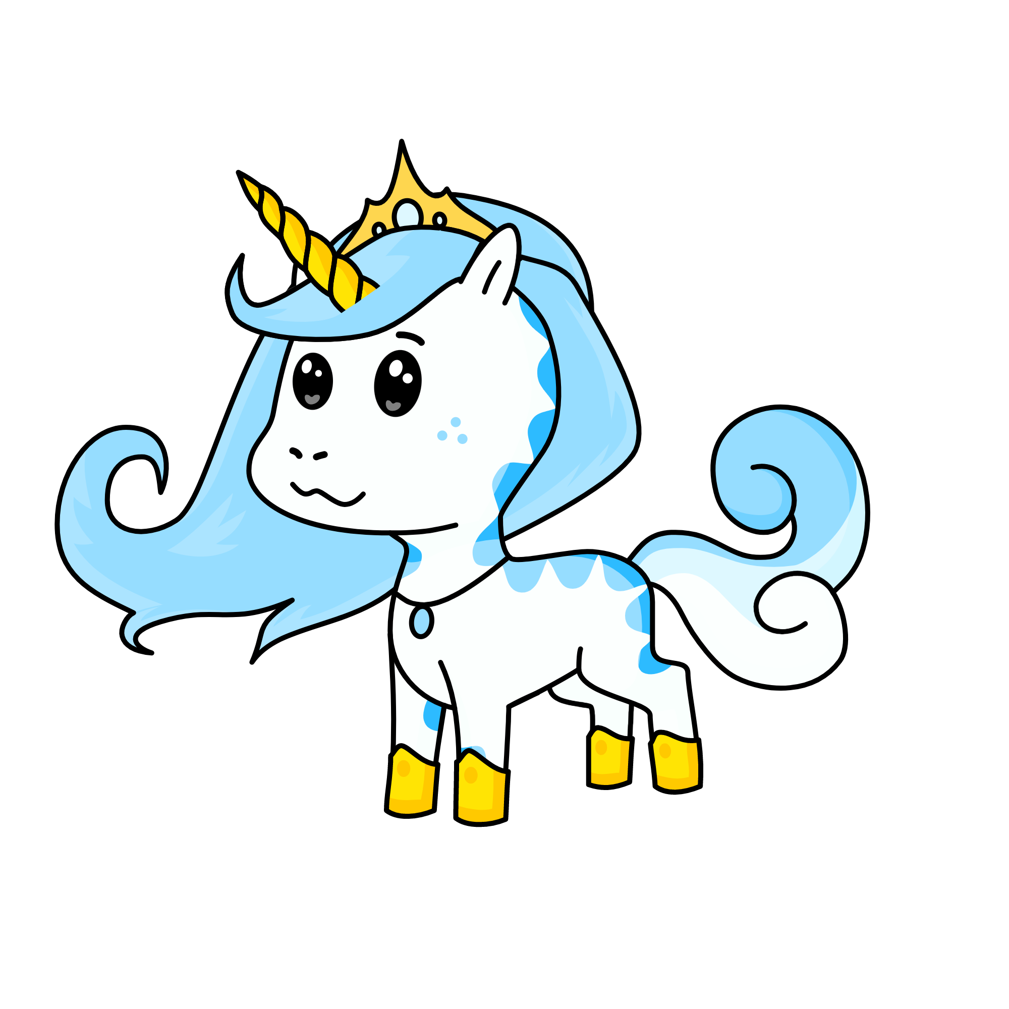 Snowy, the unicorn
