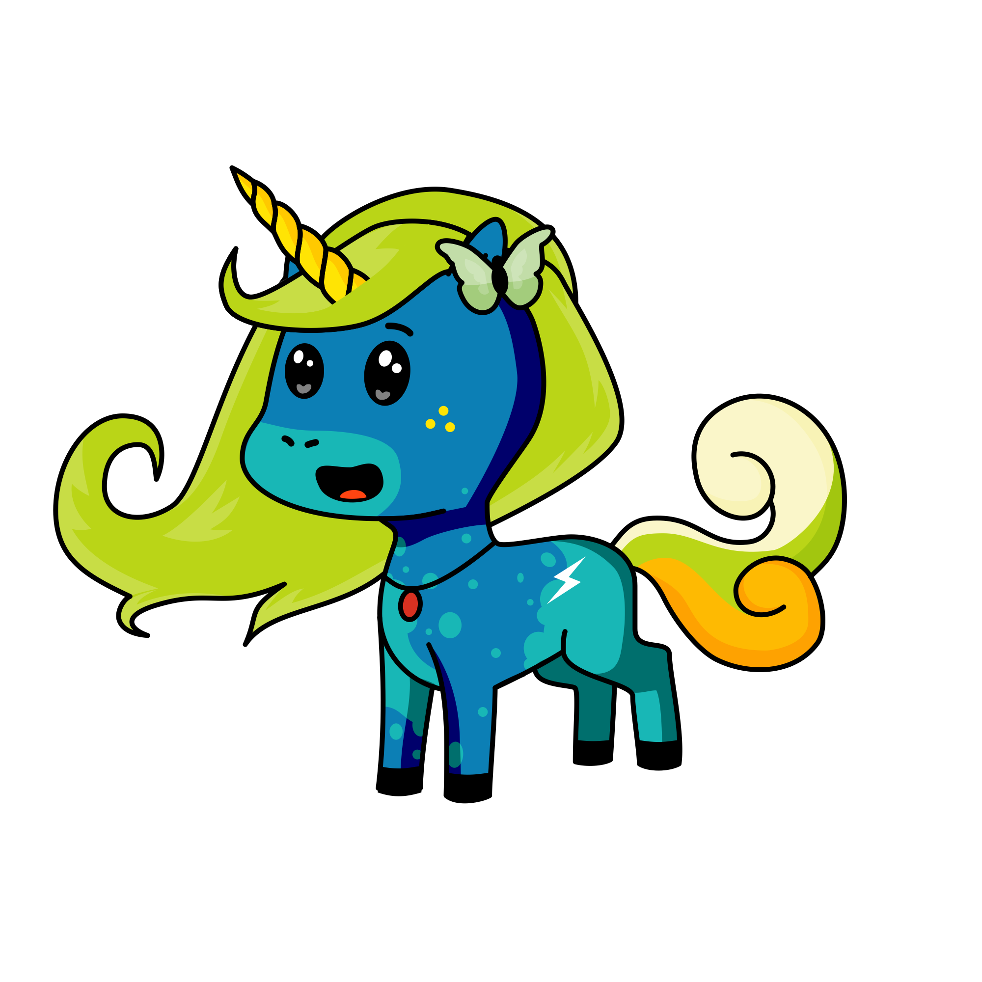 Fletcher, the unicorn