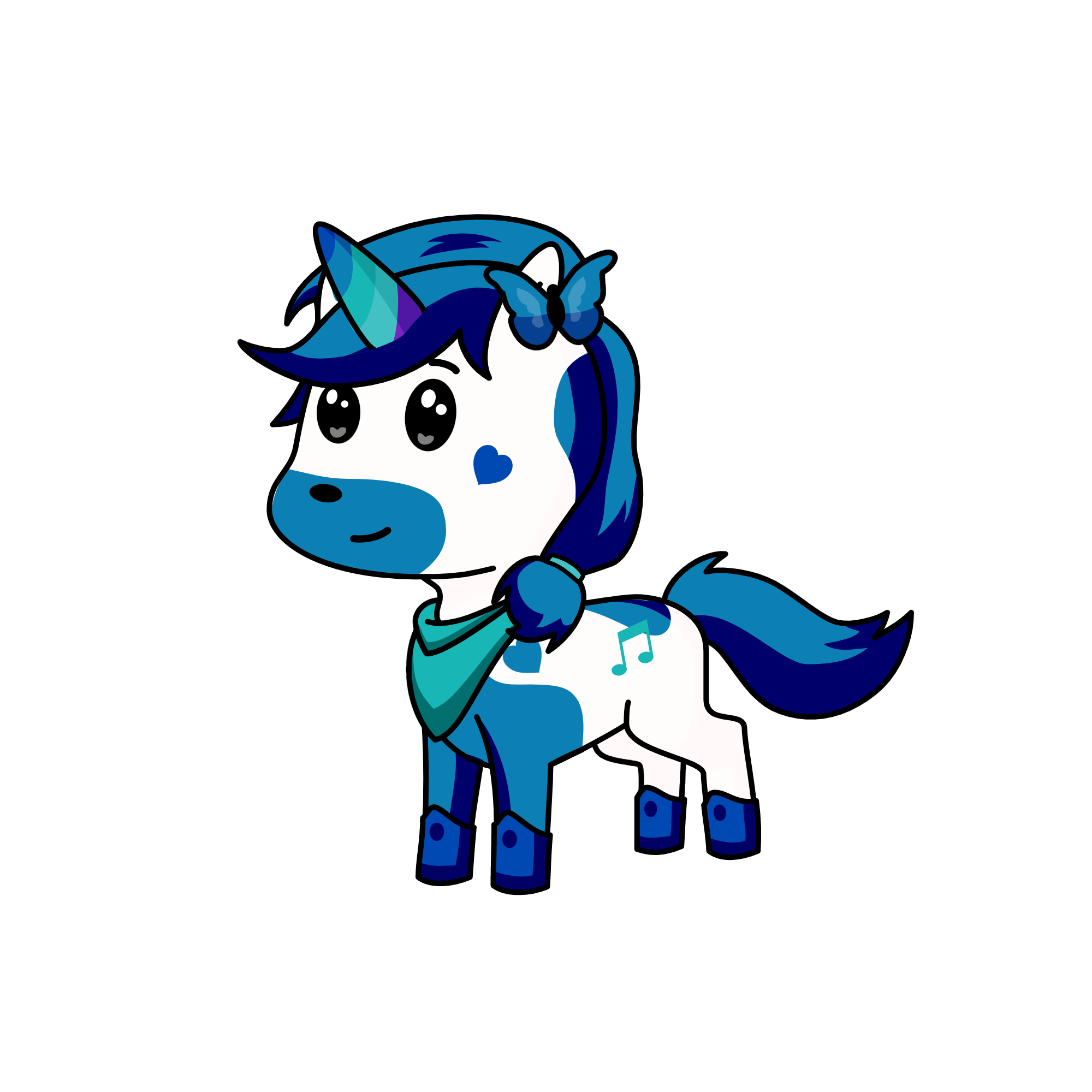 Snow, the unicorn