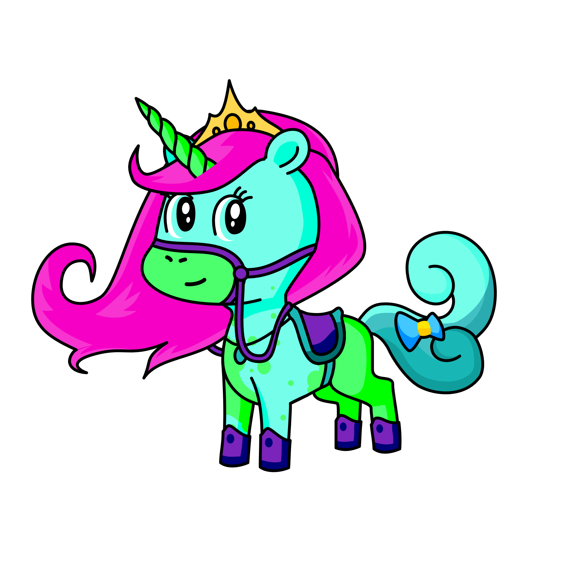Queen Margret, the unicorn