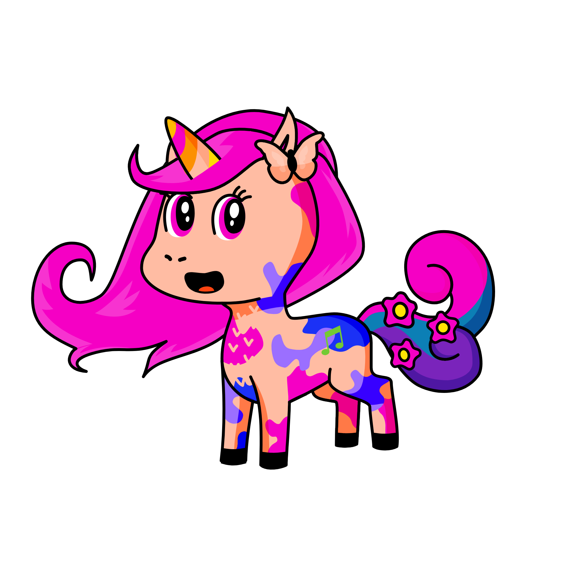 Spring, the unicorn