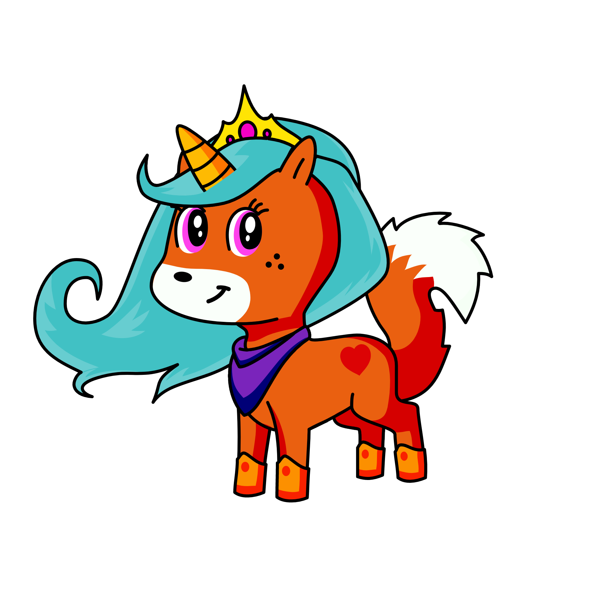 Foxy, the unicorn