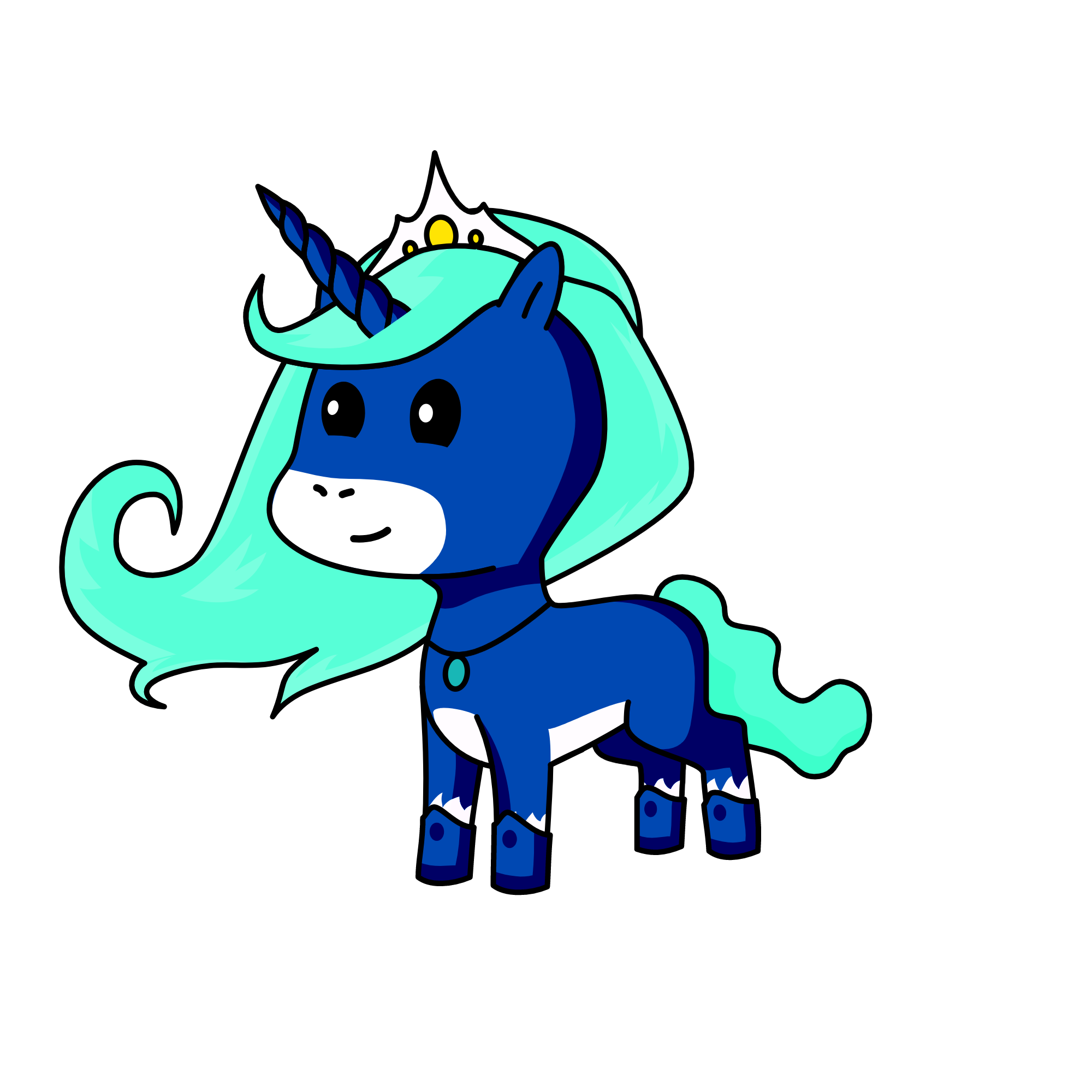 Luna, the unicorn