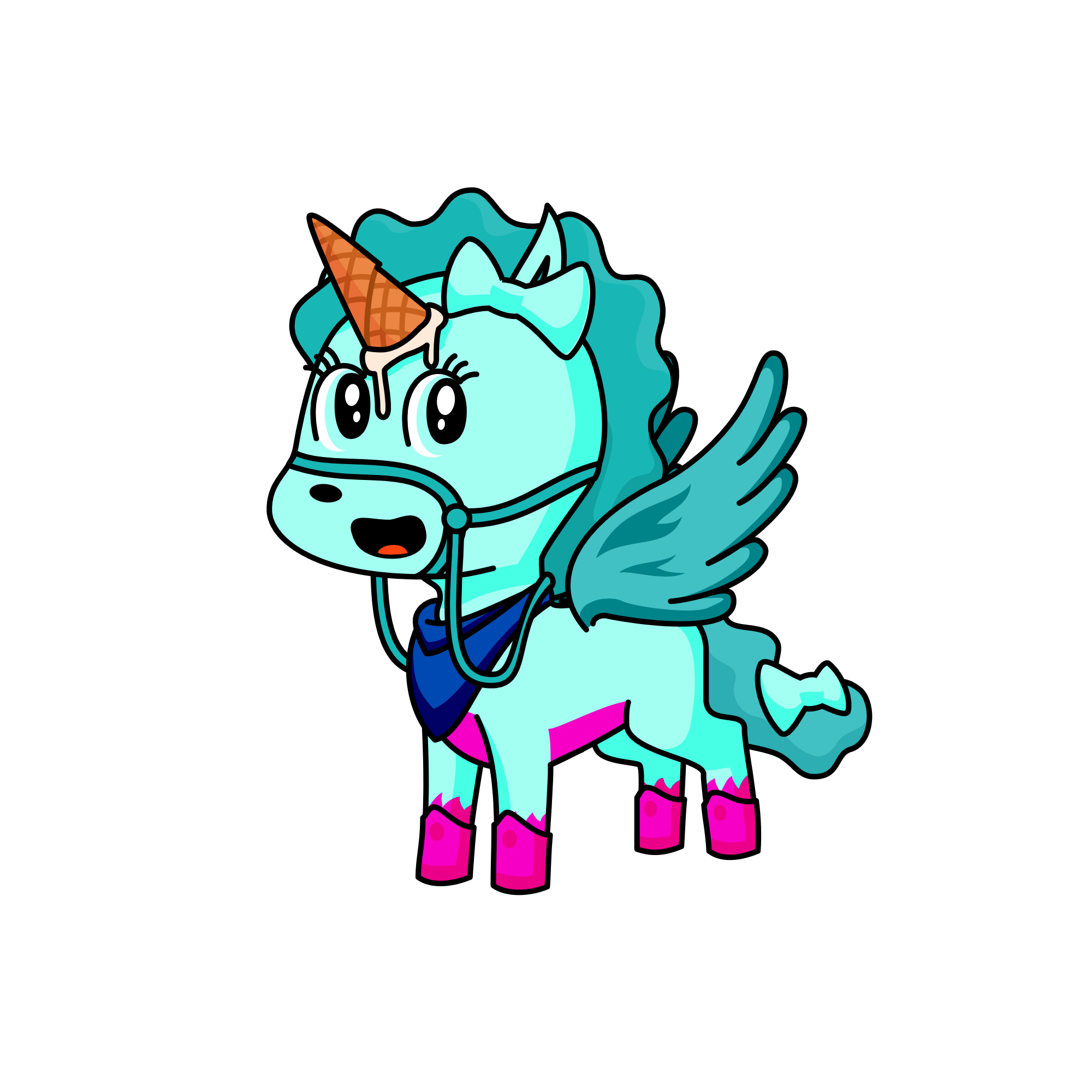 High, the unicorn