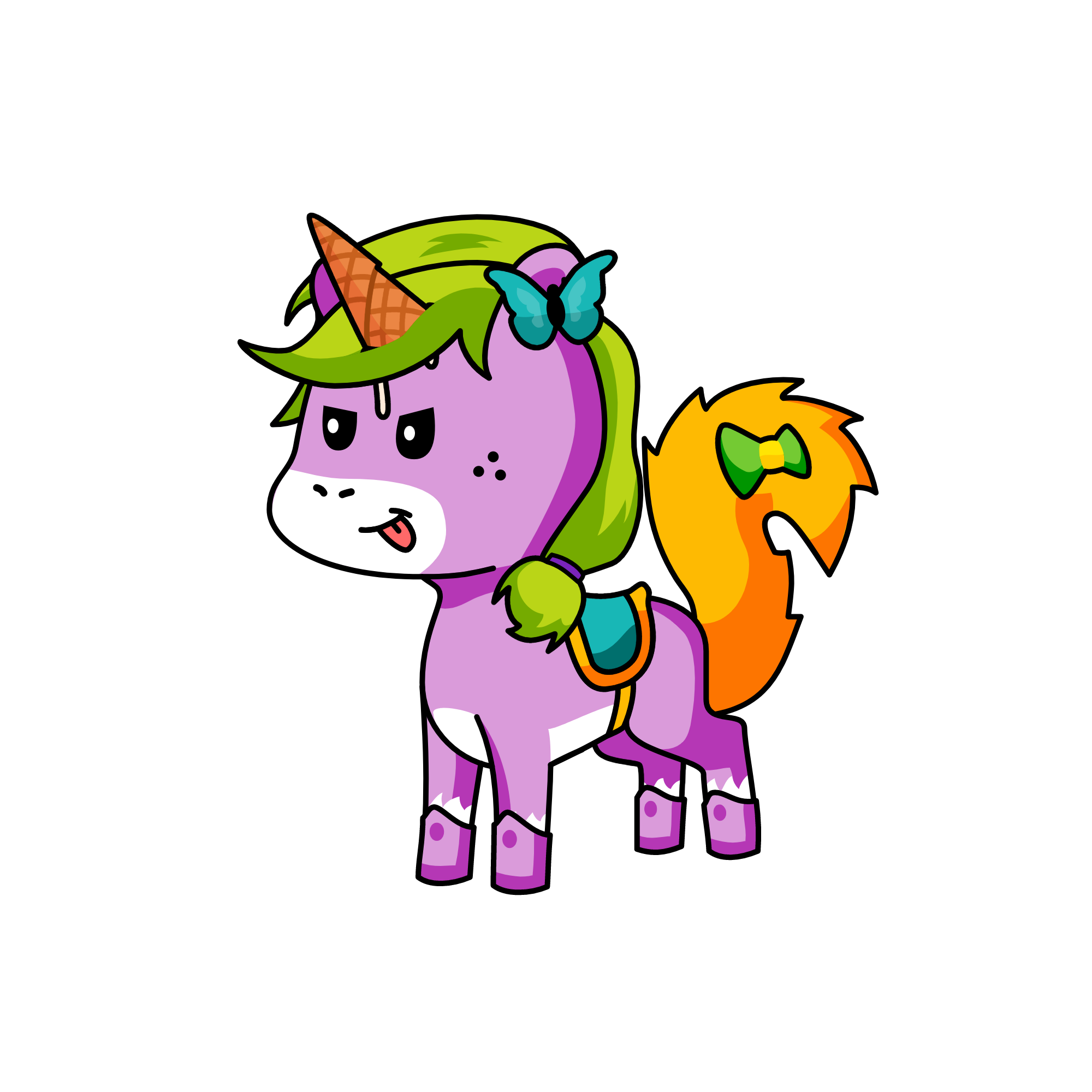 cool, the unicorn