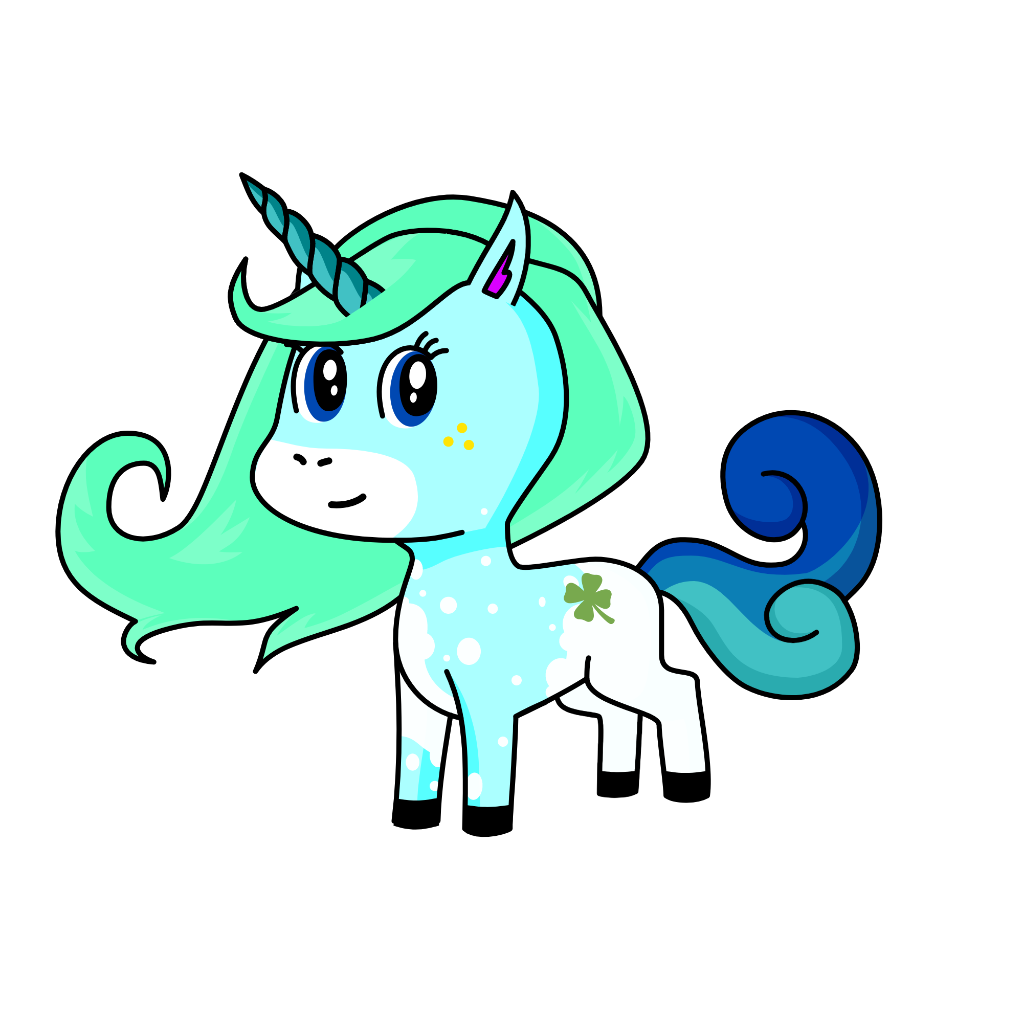 Frosty, the unicorn