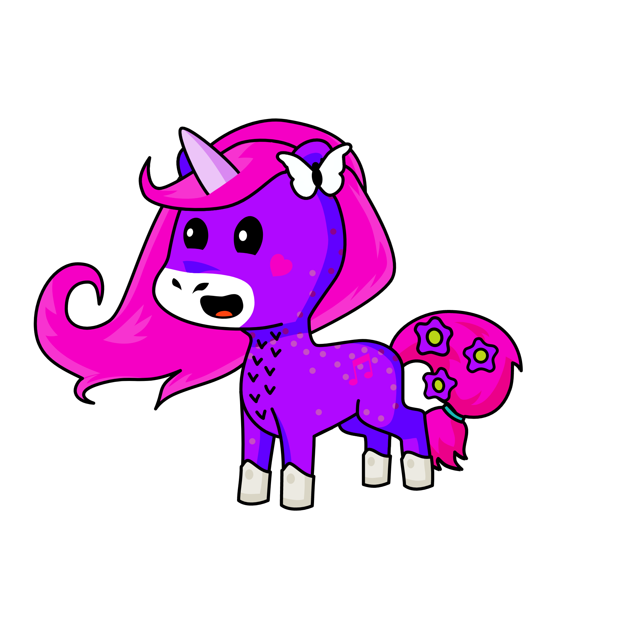 Damyla, the unicorn