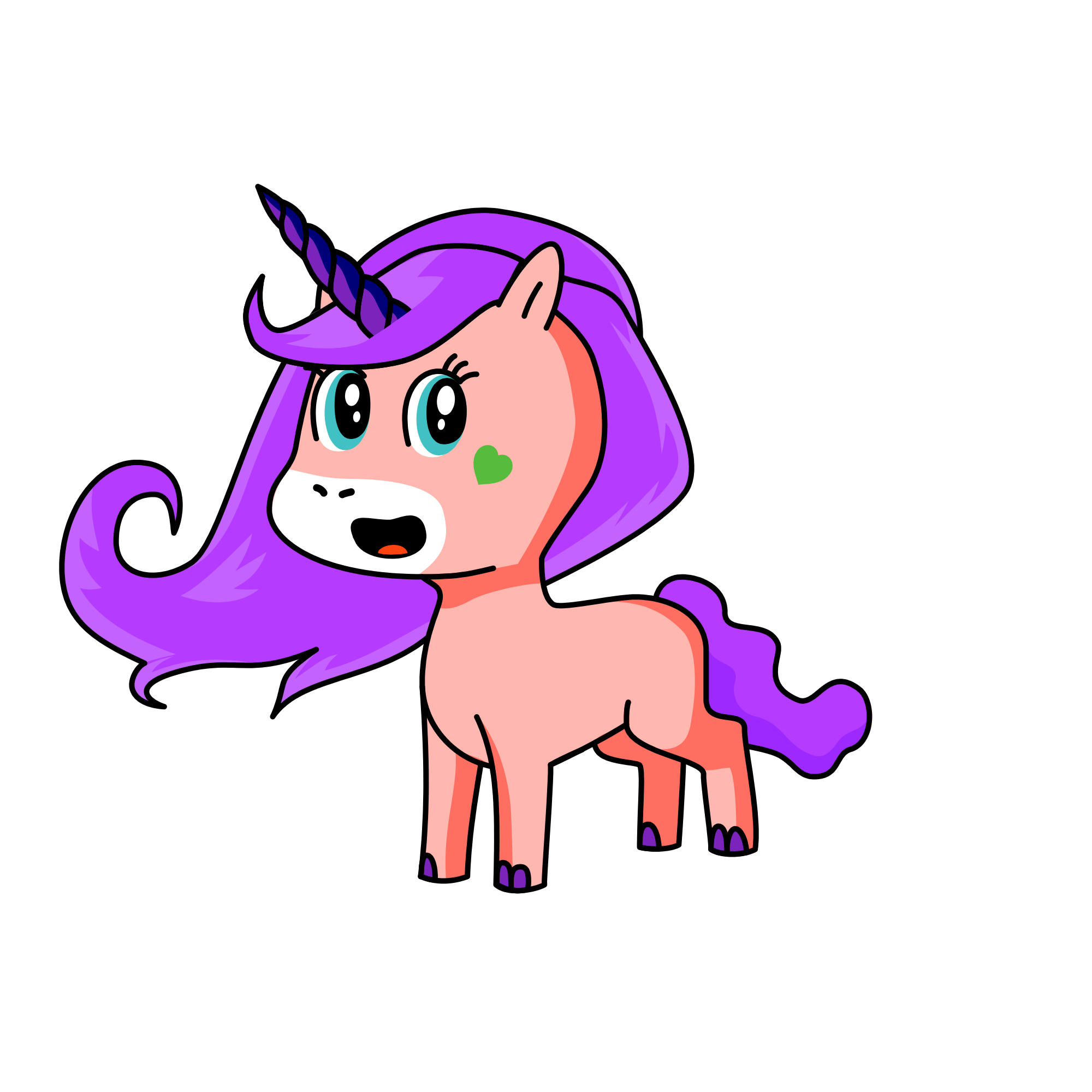 Sparkle , the unicorn