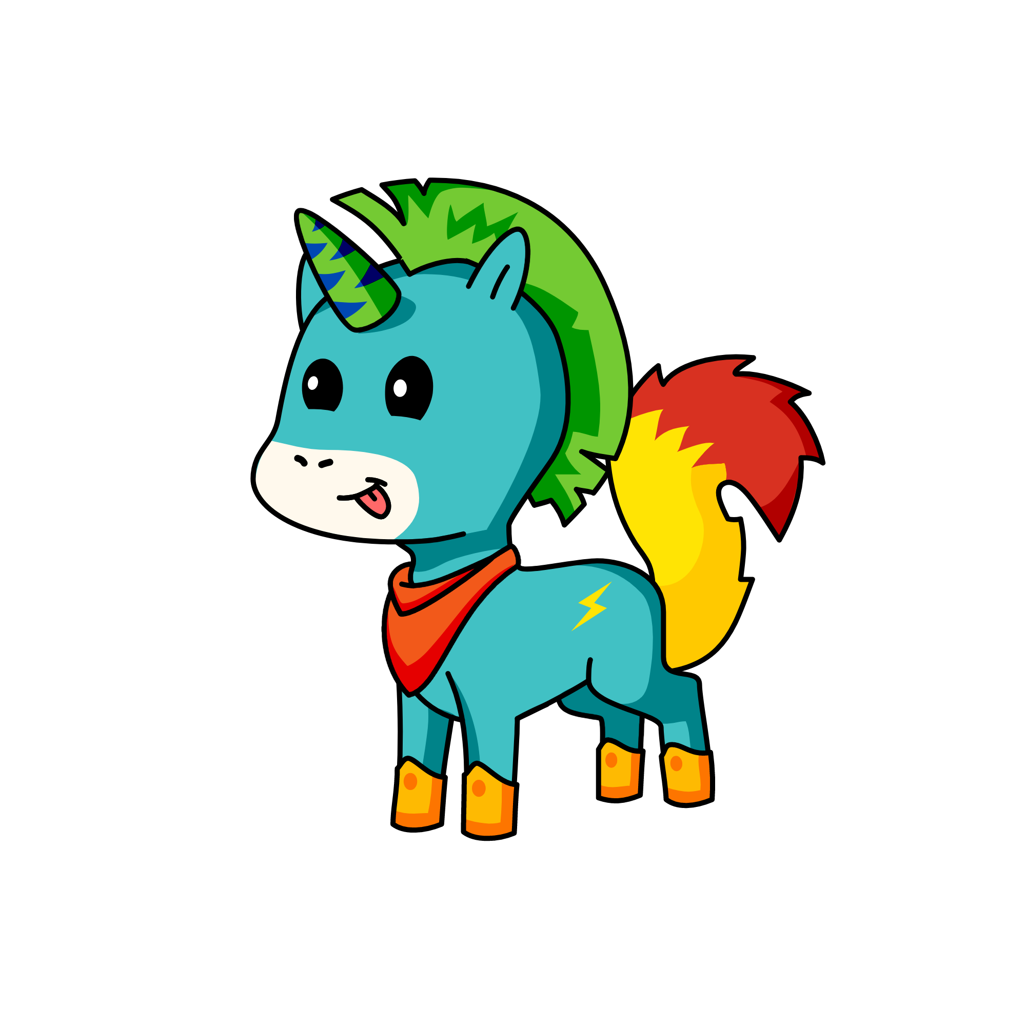 Mango, the unicorn