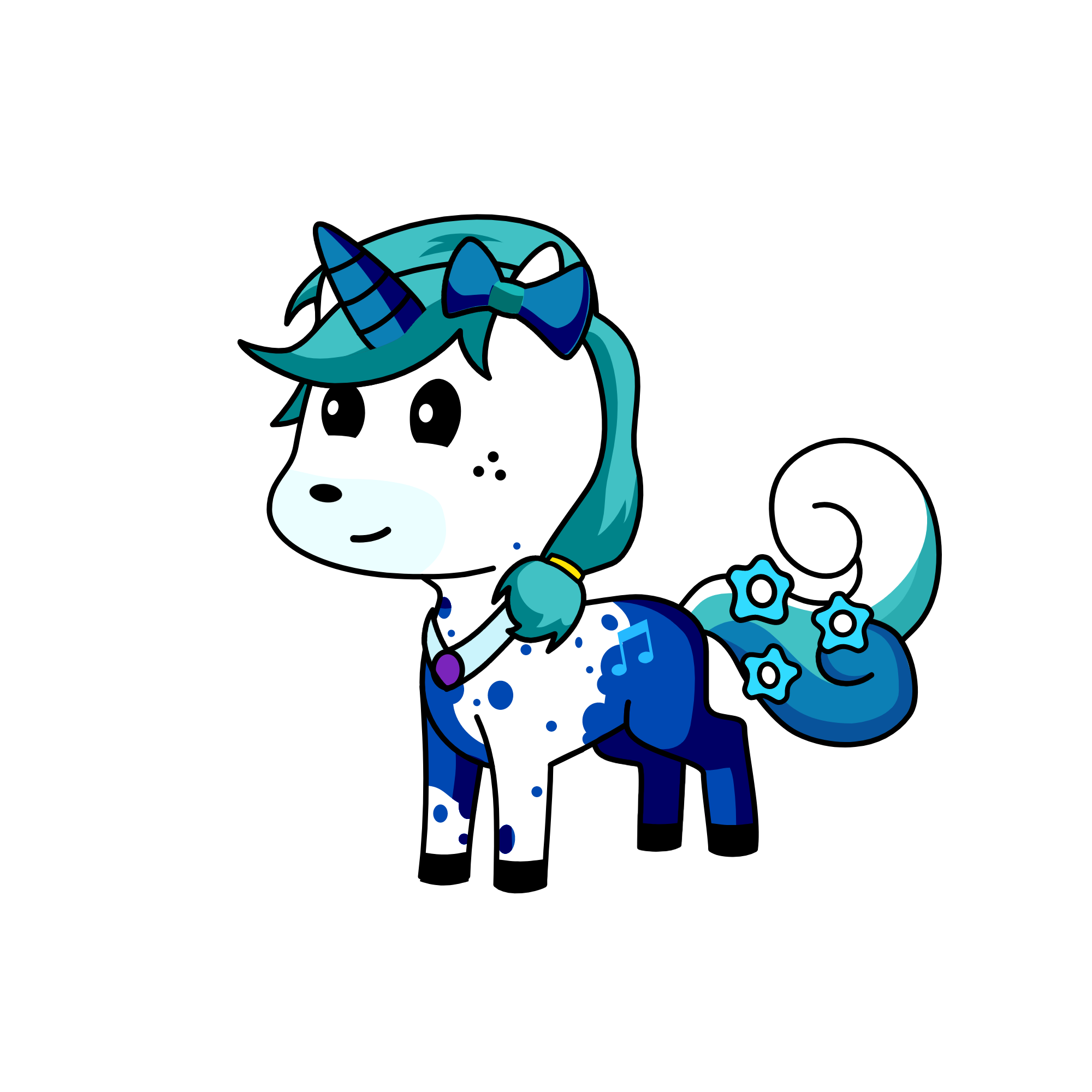 Snow Drift, the unicorn