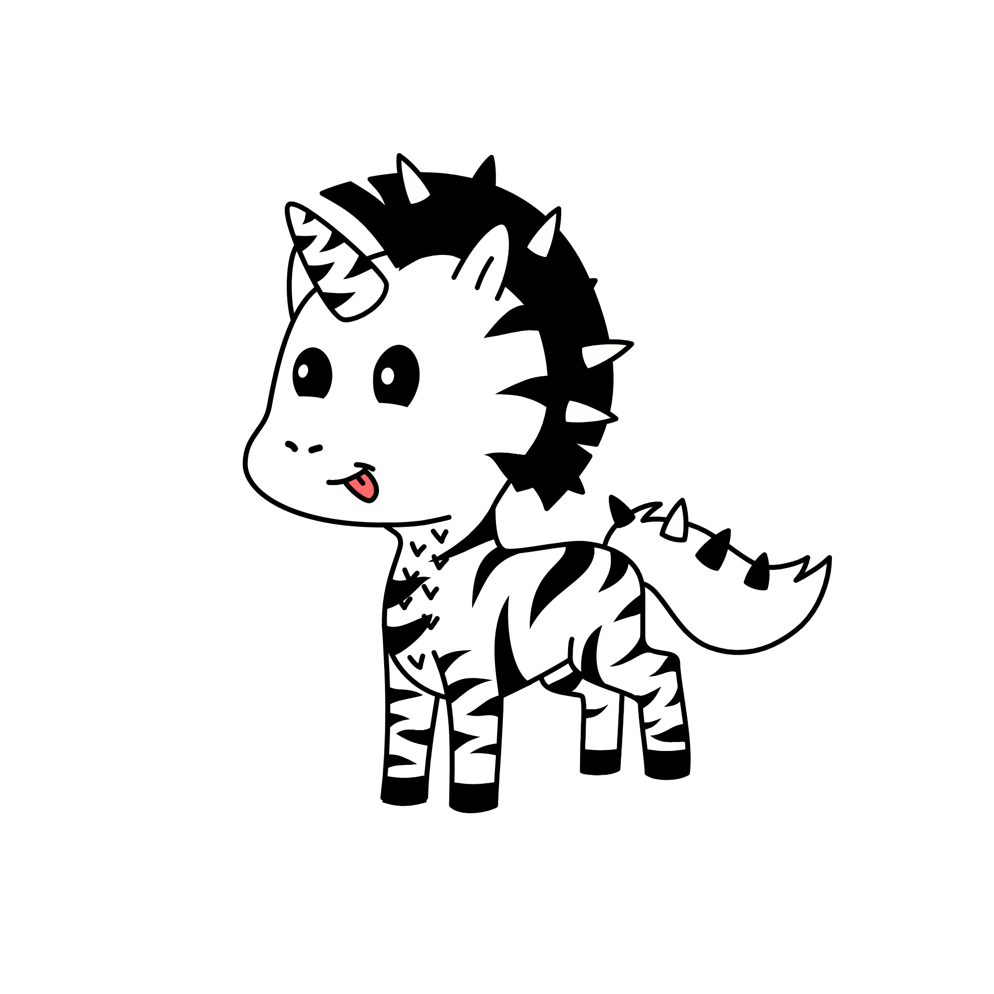 stripedcorn, the unicorn