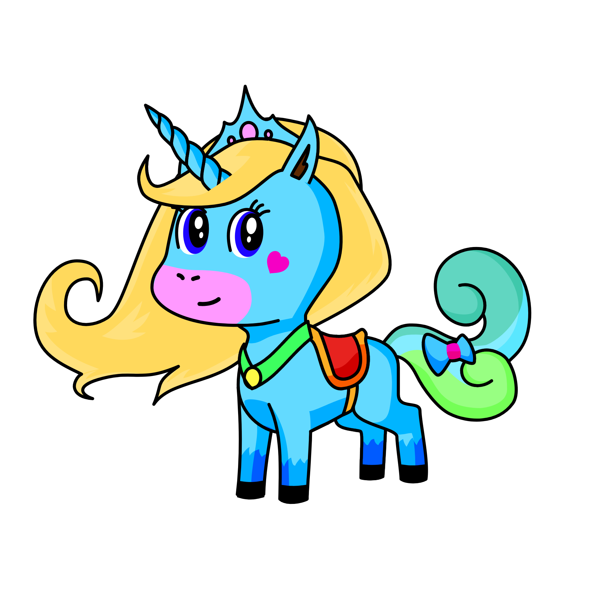 princess, the unicorn