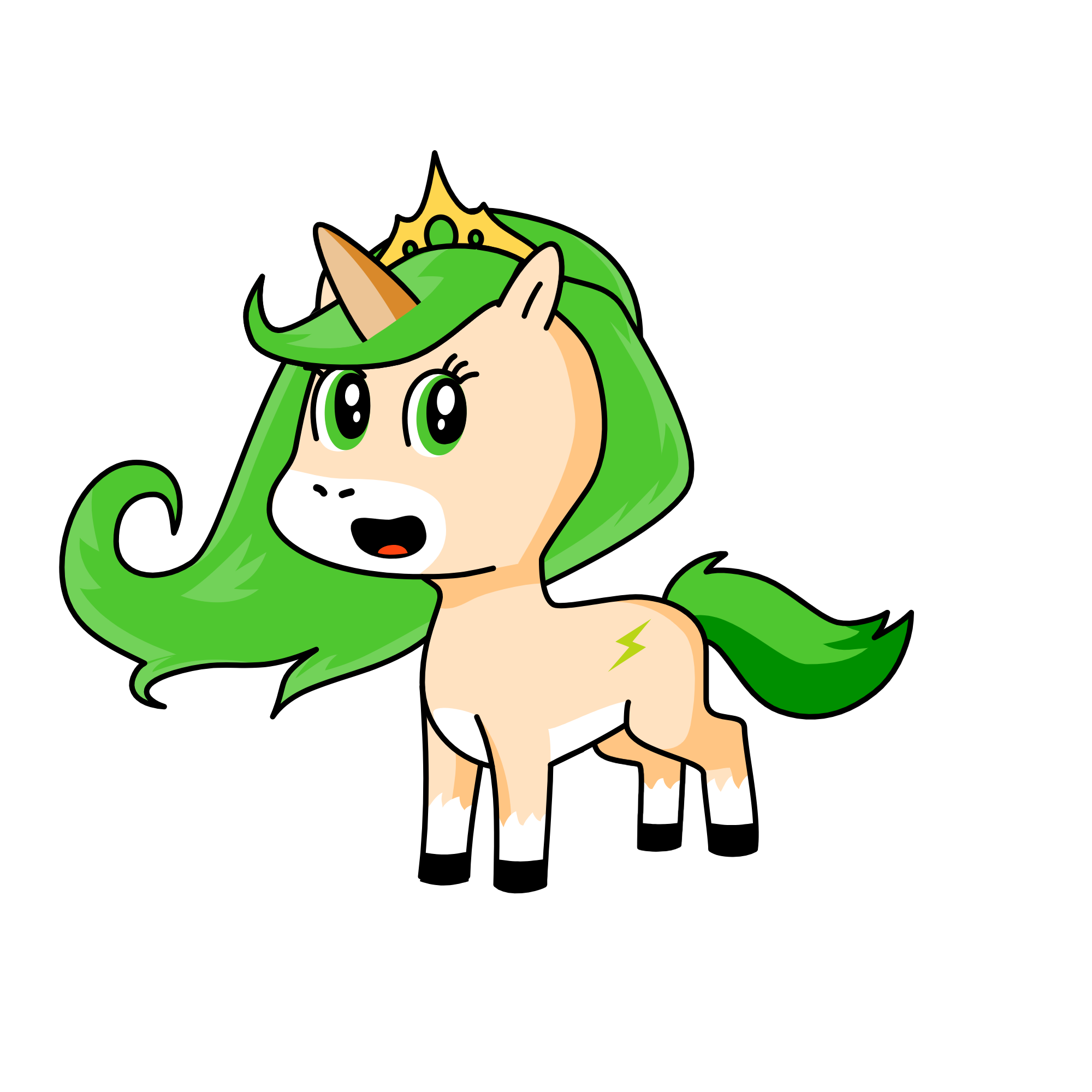 verde, the unicorn