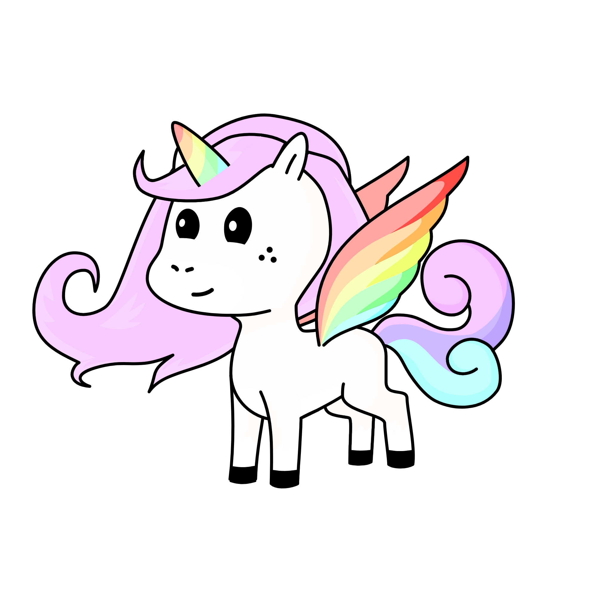 Rianbowela, the unicorn