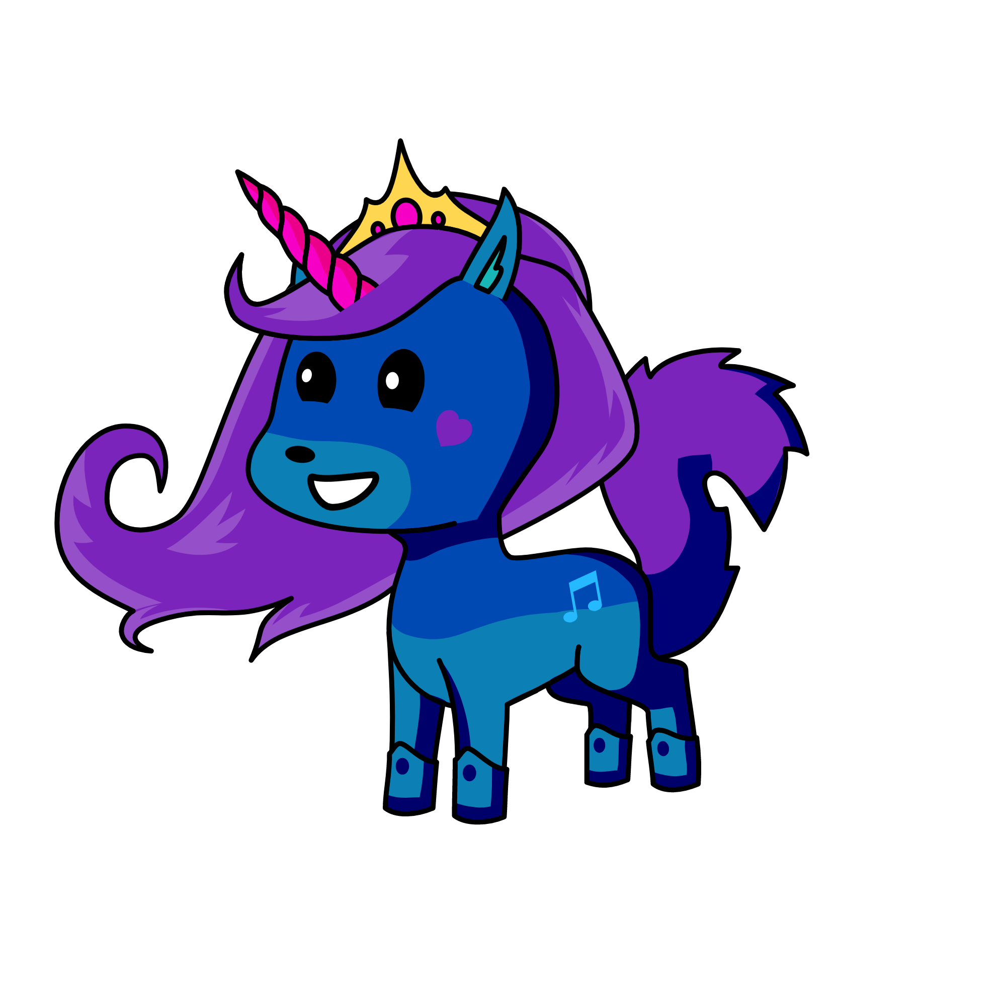 Moon, the unicorn
