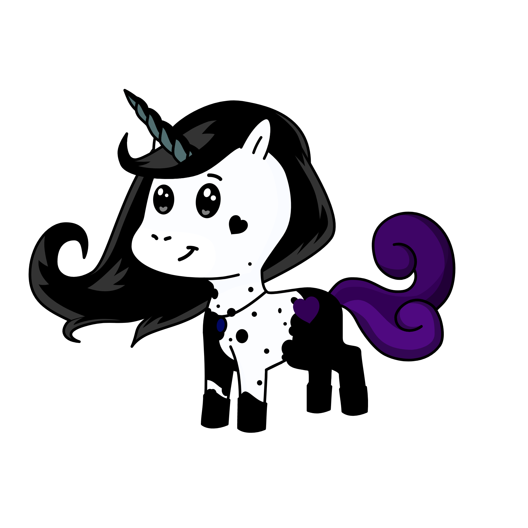 moonlight, the unicorn