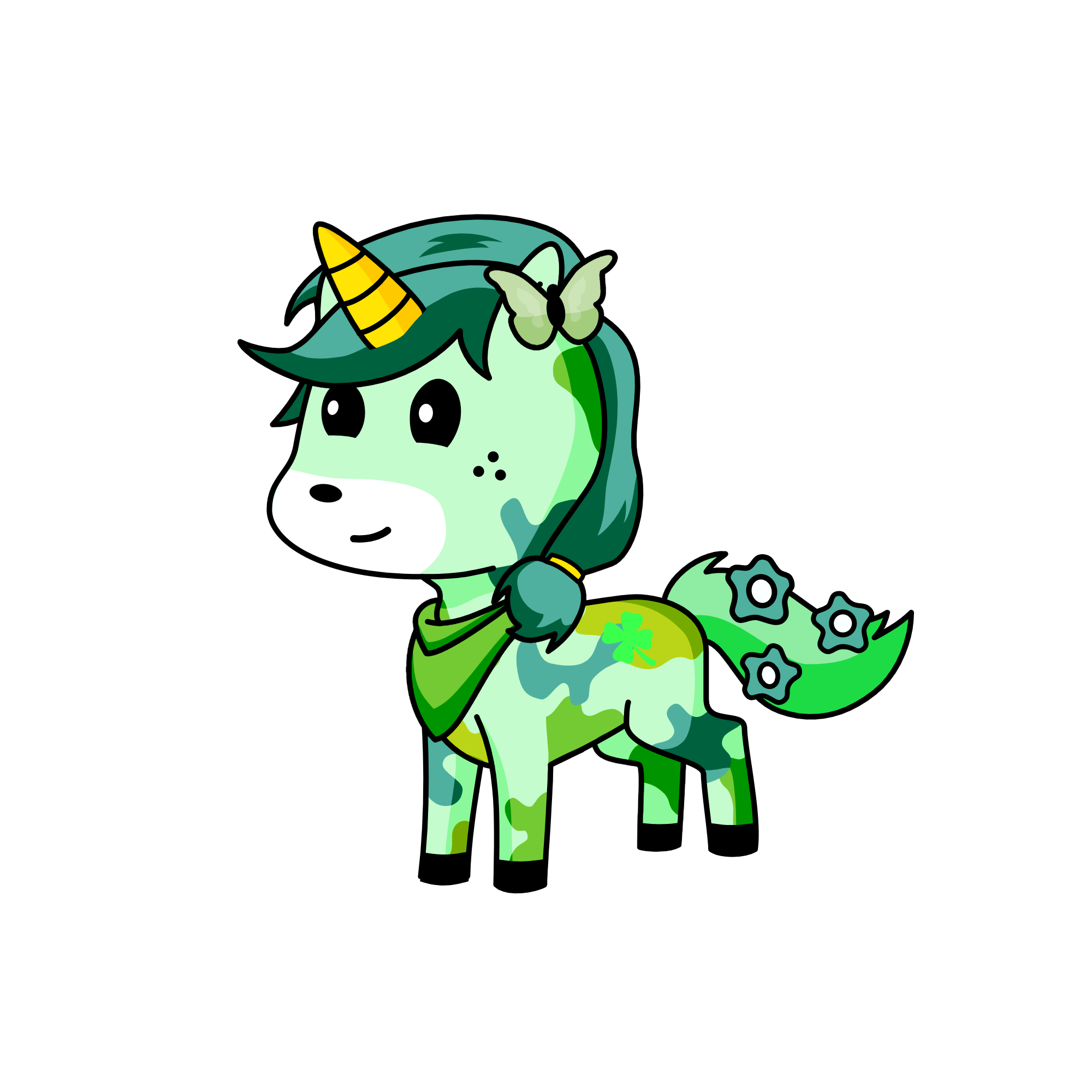 clover, the unicorn
