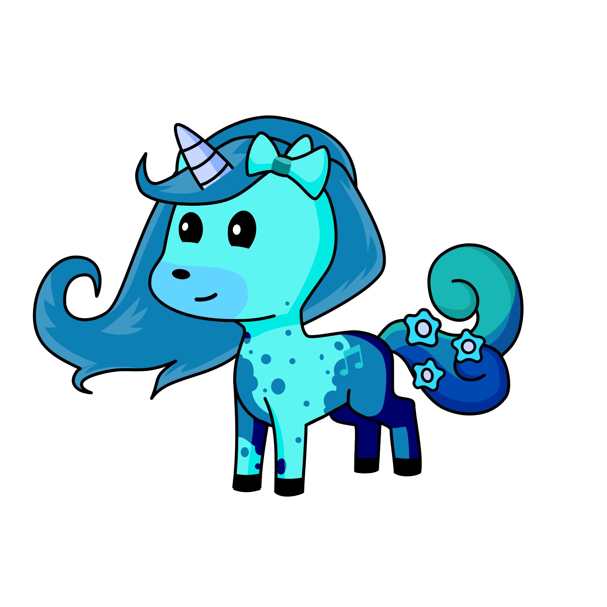 fluff cloud, the unicorn