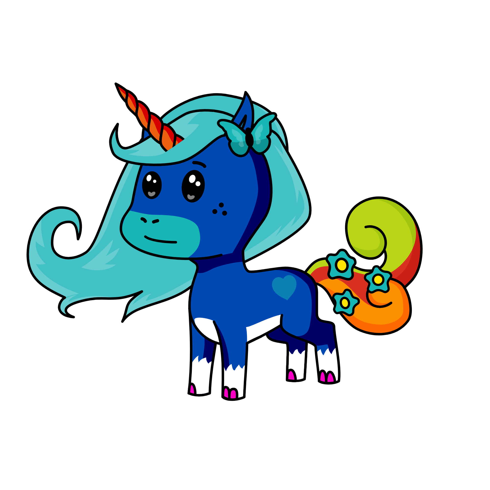 Corny, the unicorn