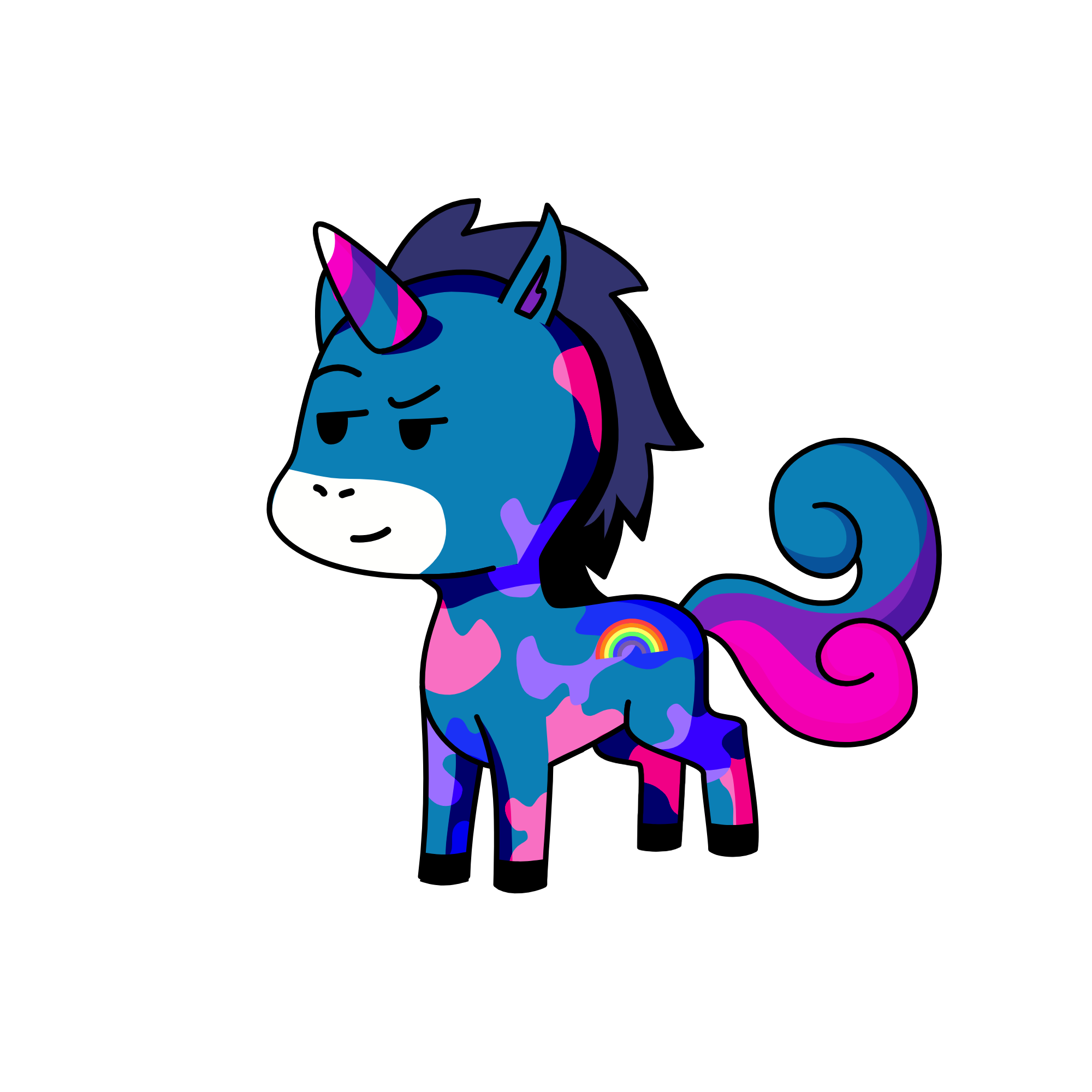 Bi Pony, the unicorn
