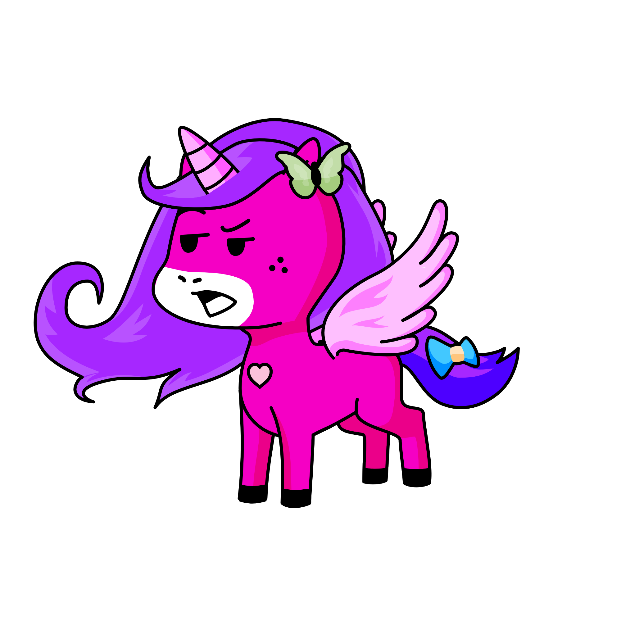 Sassy, the unicorn