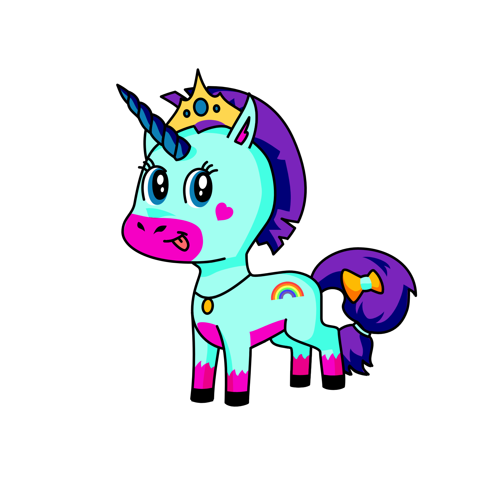 Crystal, the unicorn