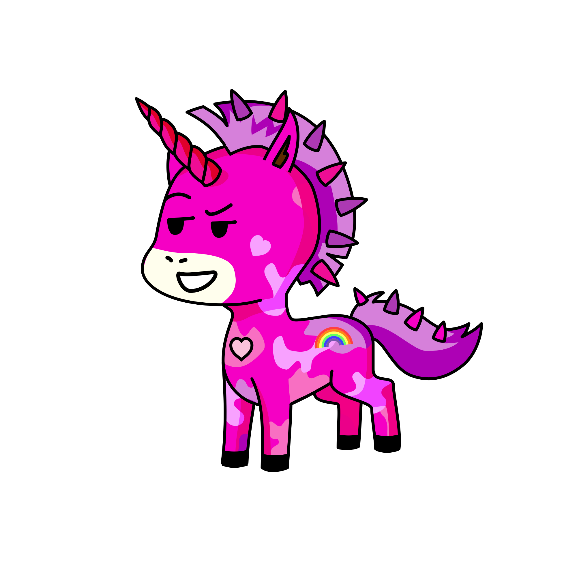 pinkemounicorn , the unicorn