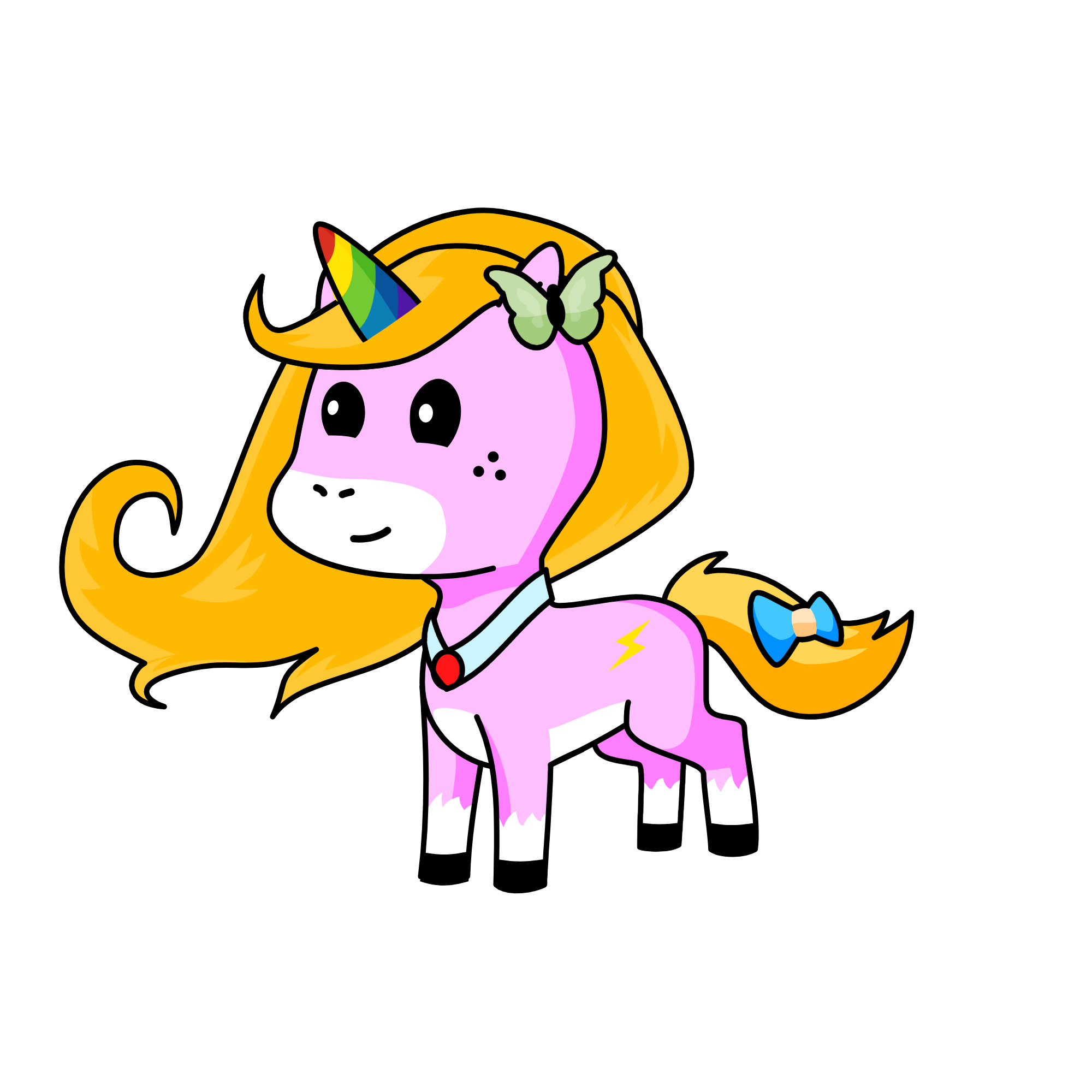 speedy, the unicorn