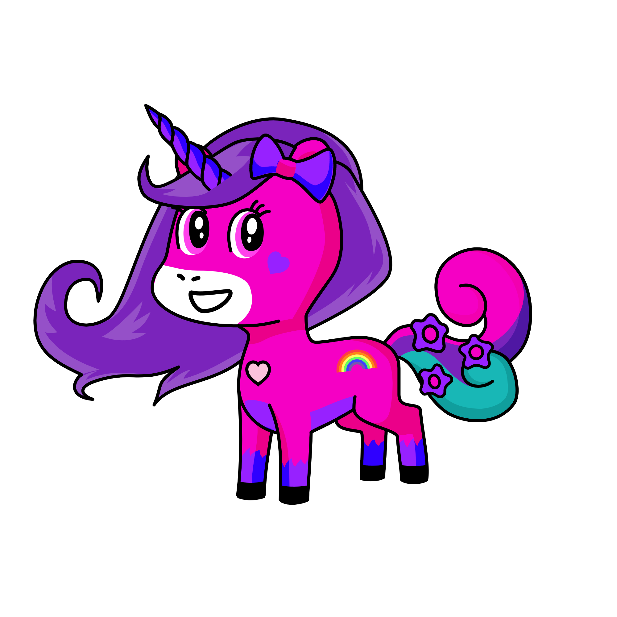 twilight purple, the unicorn