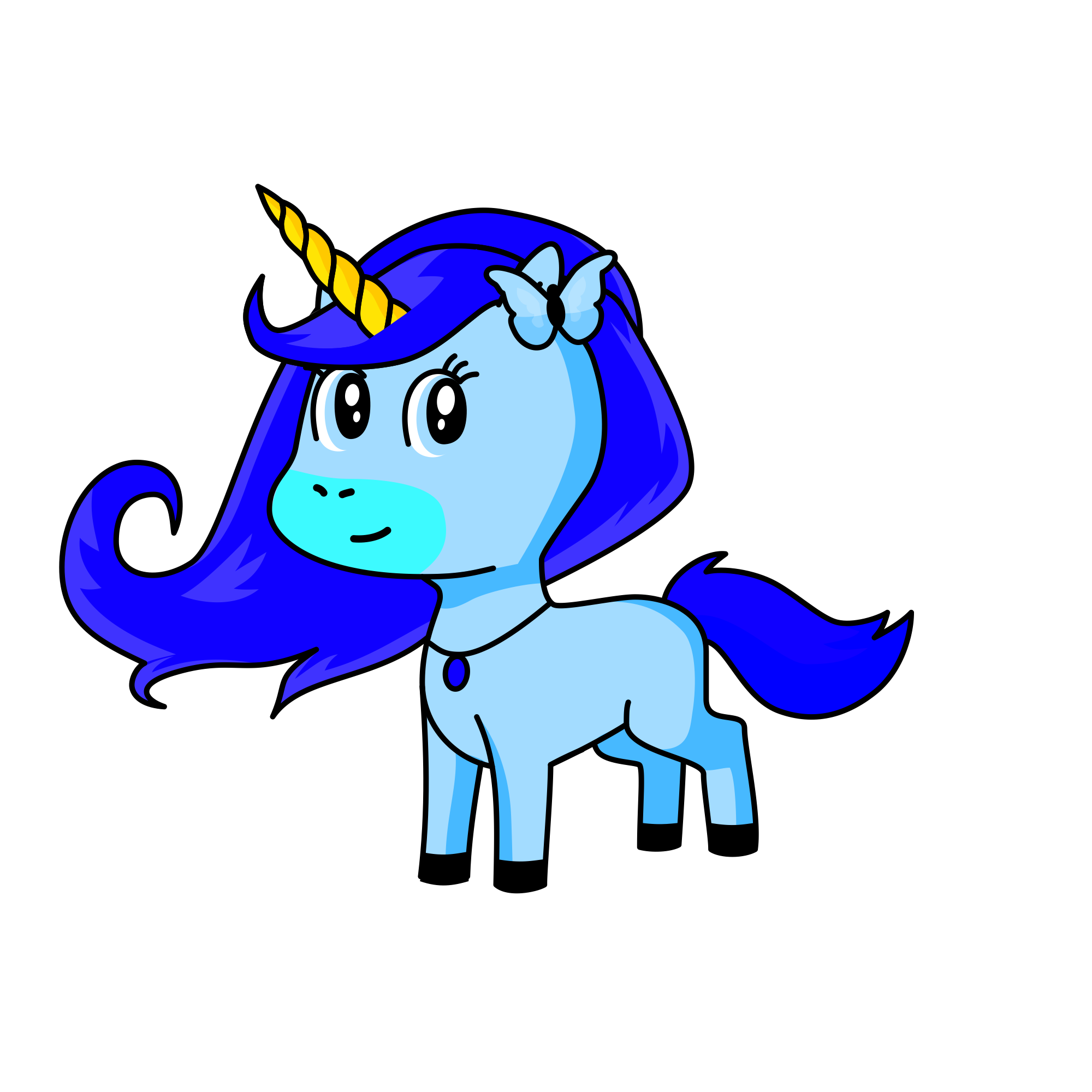 Sky, the unicorn