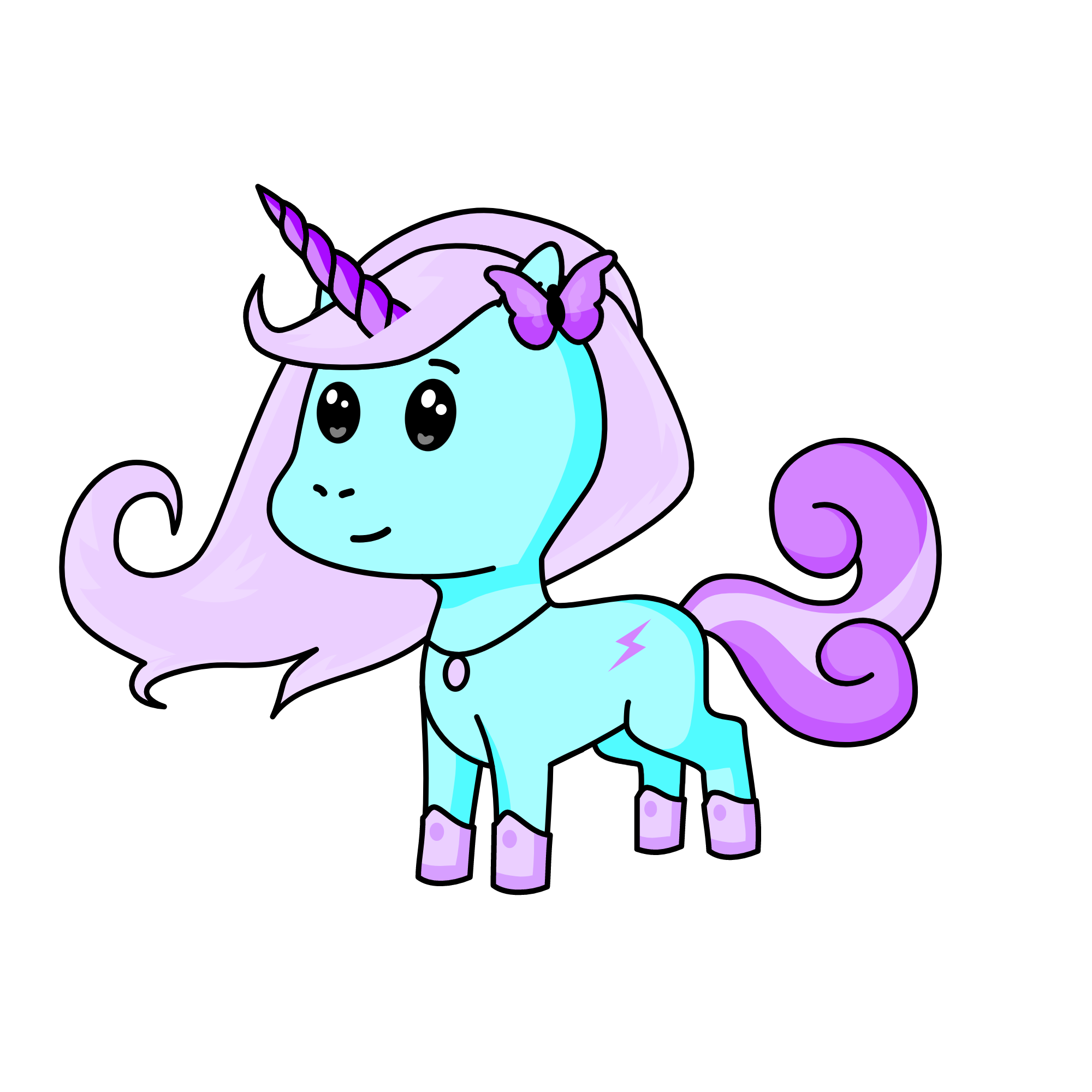 Glow, the unicorn