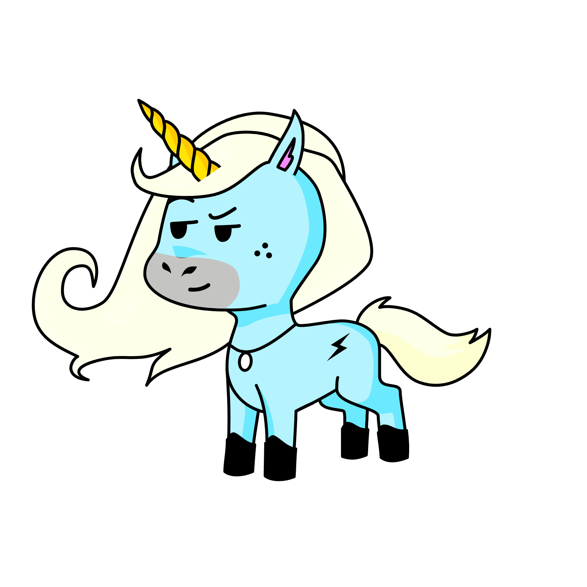 Luna, the unicorn