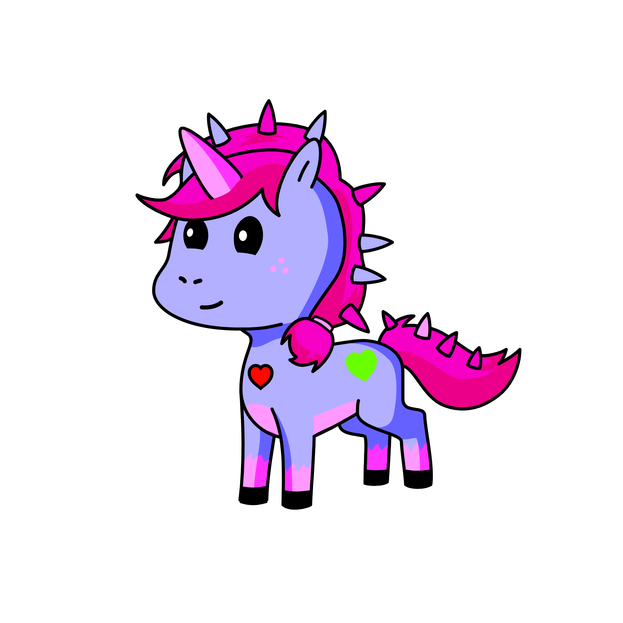 Cranky, the unicorn