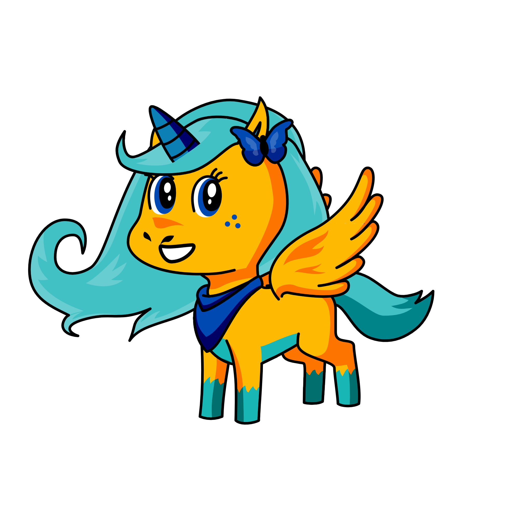 Flamma, the unicorn