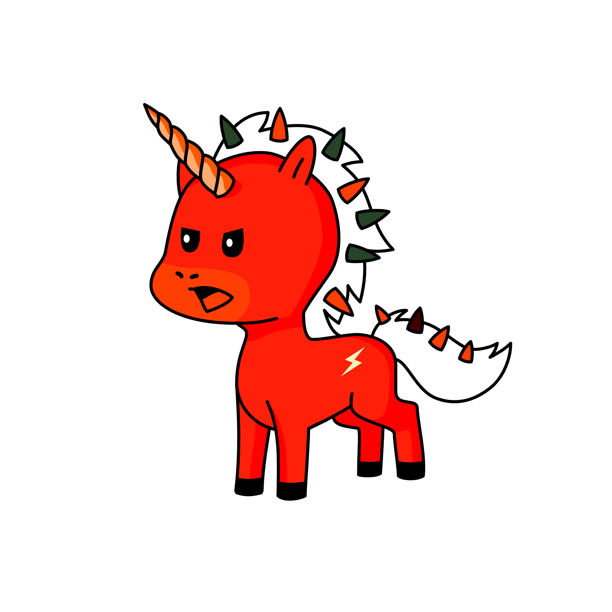 evil barf, the unicorn