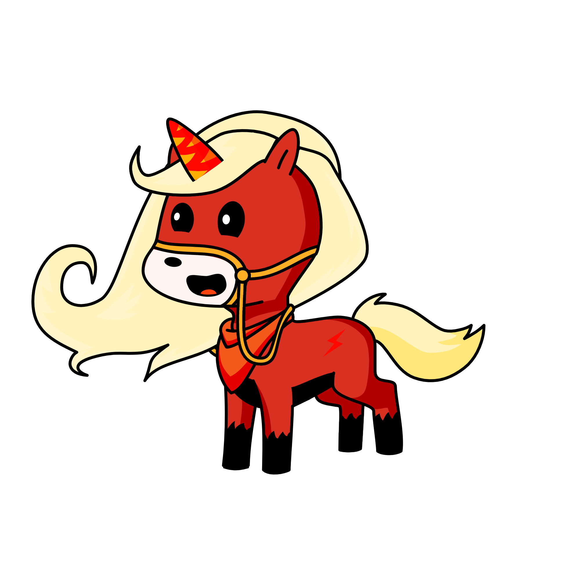 Fire, the unicorn