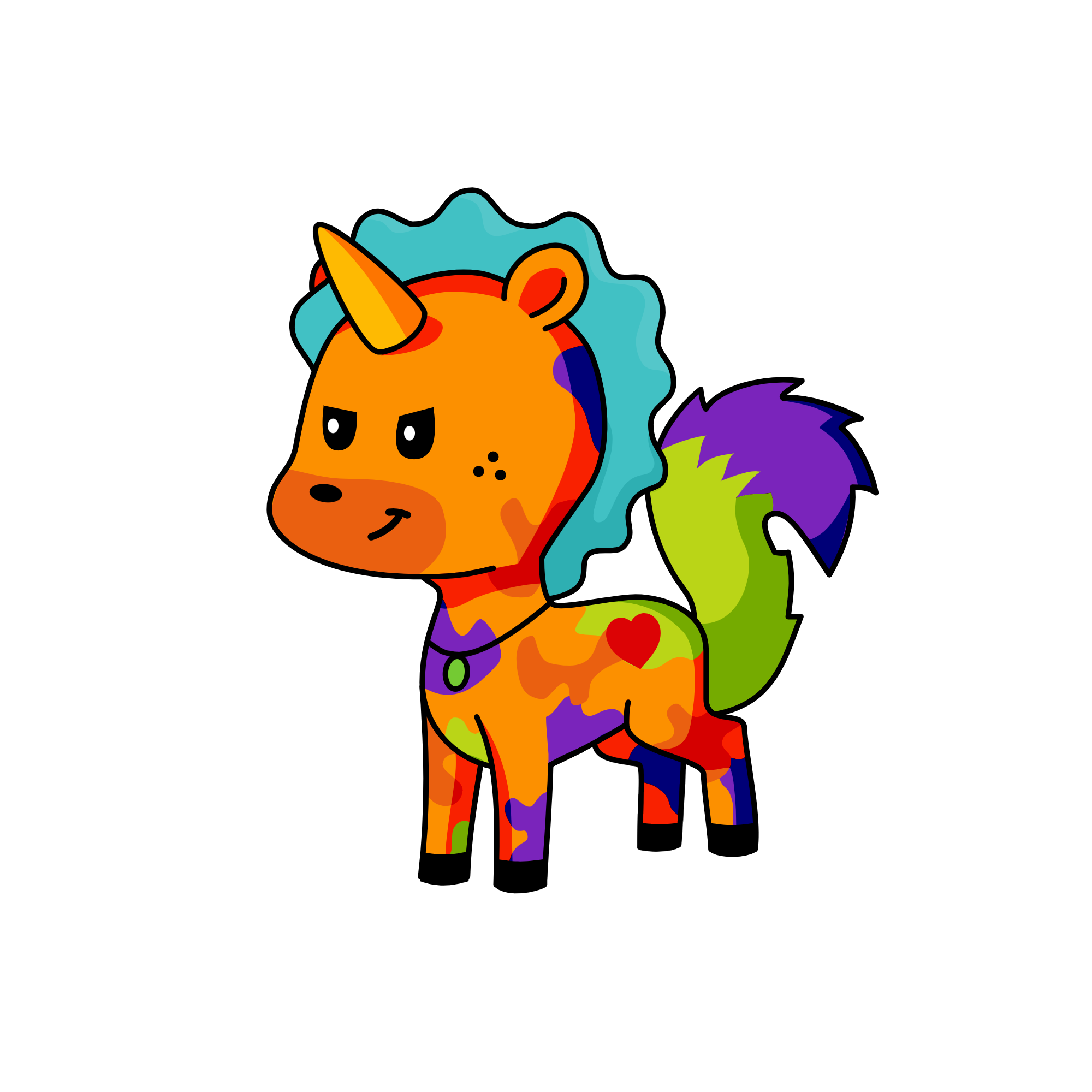 e, the unicorn
