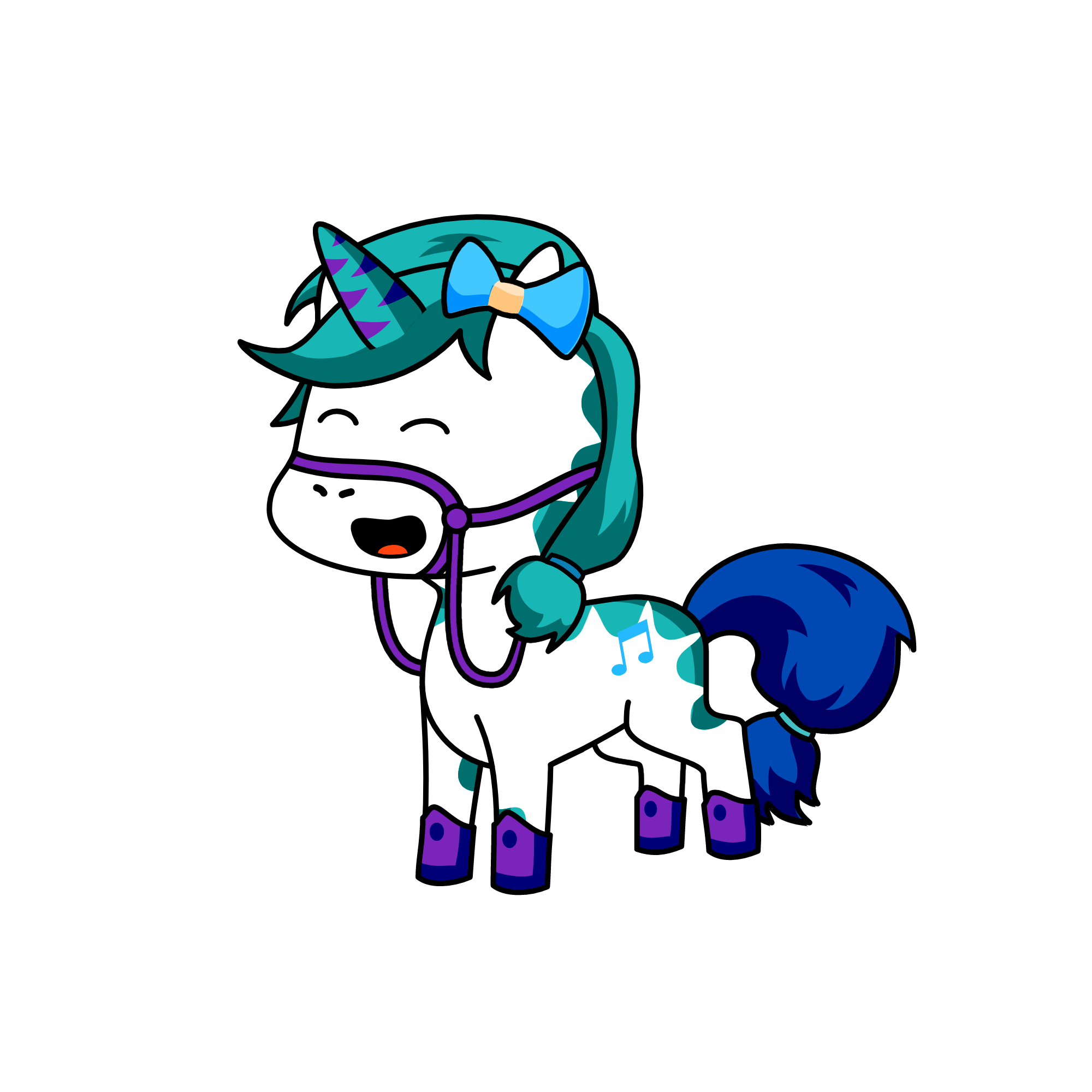 BlueBerry, the unicorn