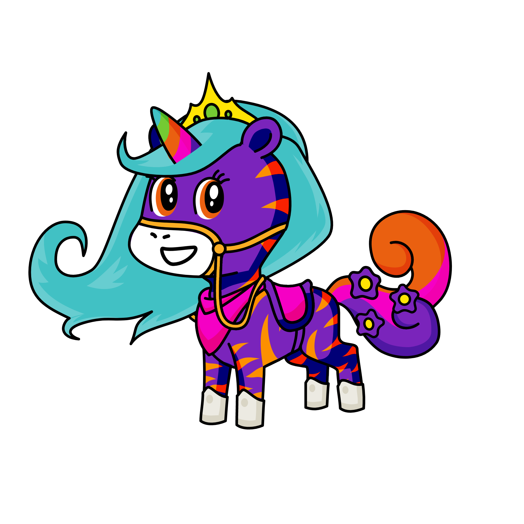 rainbow, the unicorn