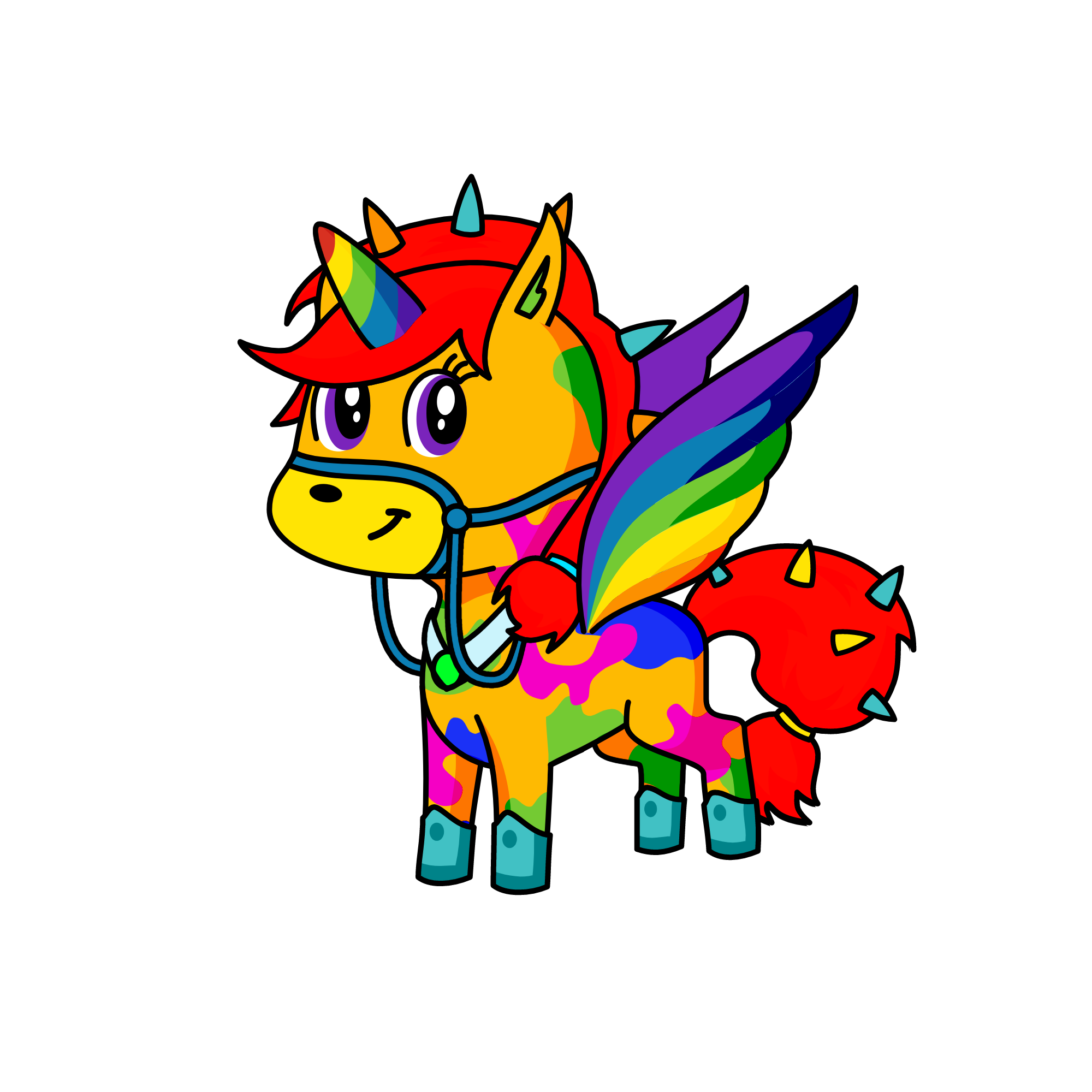 Sky Arc After Rain, the unicorn