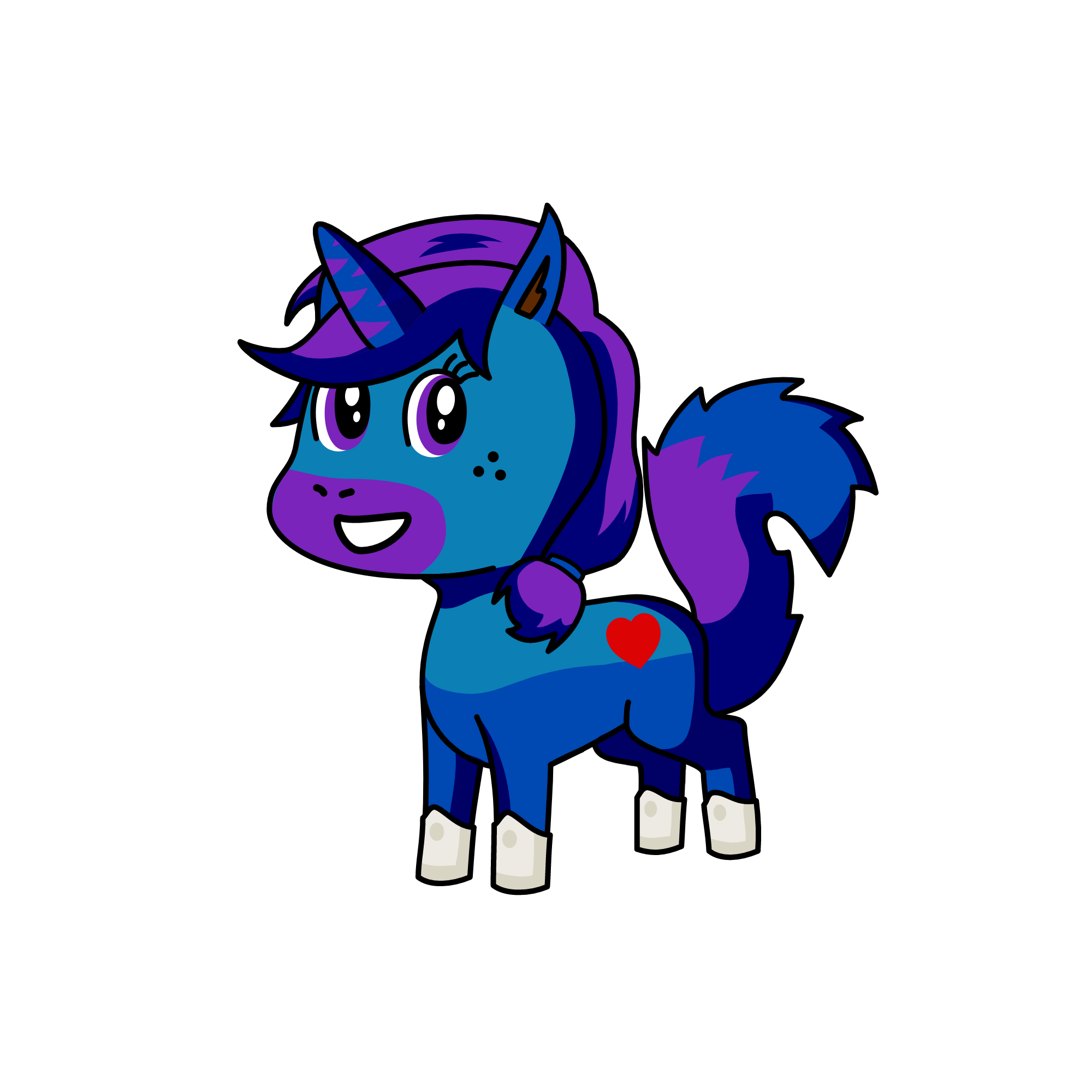Foxy, the unicorn