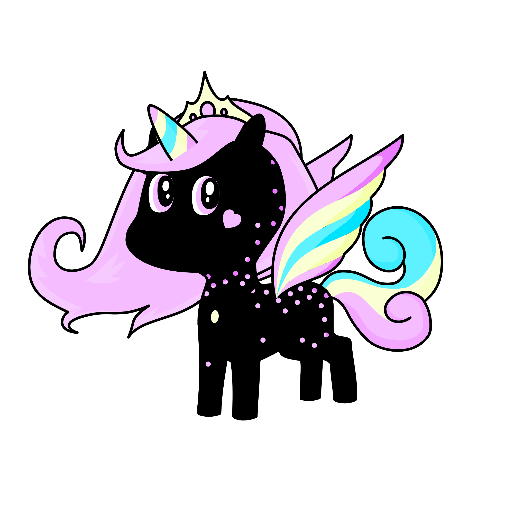 Cupcake, the unicorn