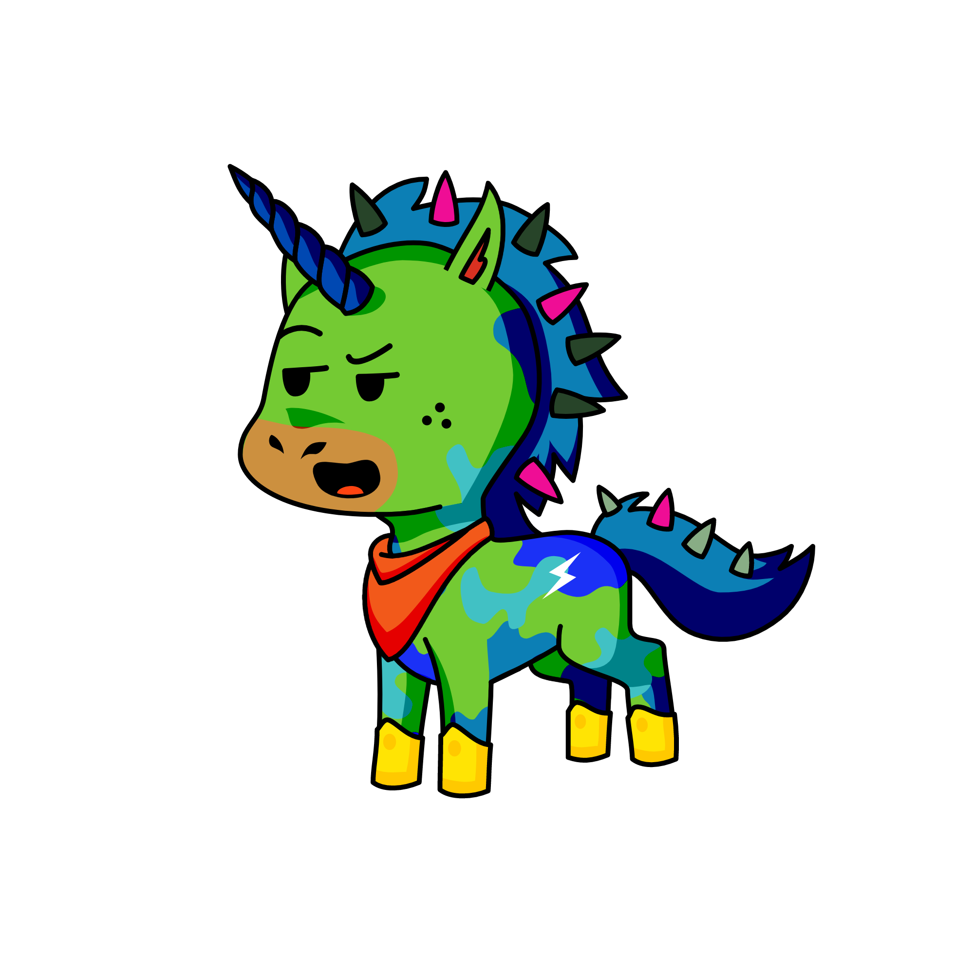 cool, the unicorn