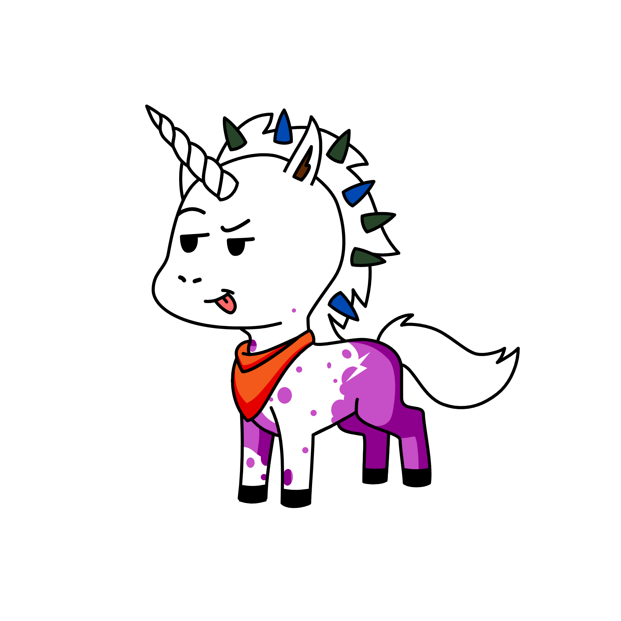 momo, the unicorn